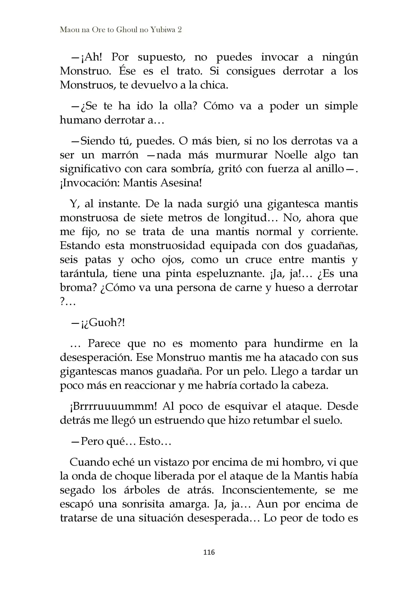 Maou Na Ore To Fushihime No Yubiwa (novela) - Capítulo 12 - Página 8 - LectorTMOo