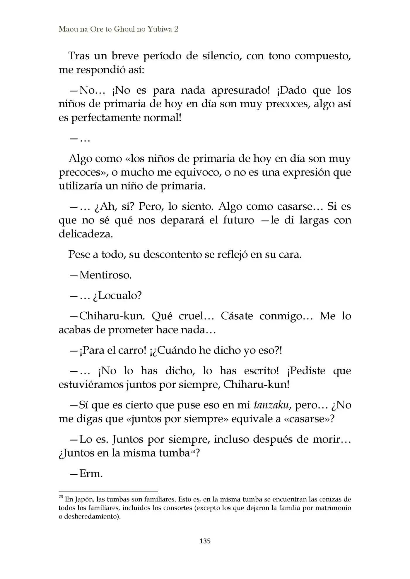 Maou Na Ore To Fushihime No Yubiwa (novela) - Capítulo 12 - Página 27 - LectorTMOo