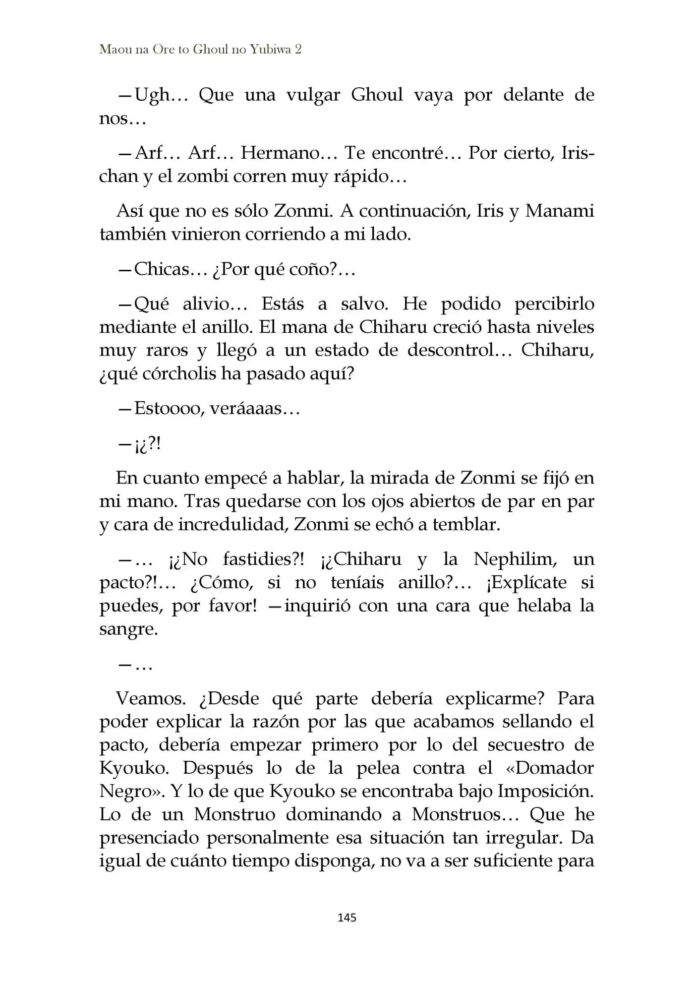 Maou Na Ore To Fushihime No Yubiwa (novela) - Capítulo 12 - Página 37 - LectorTMOo