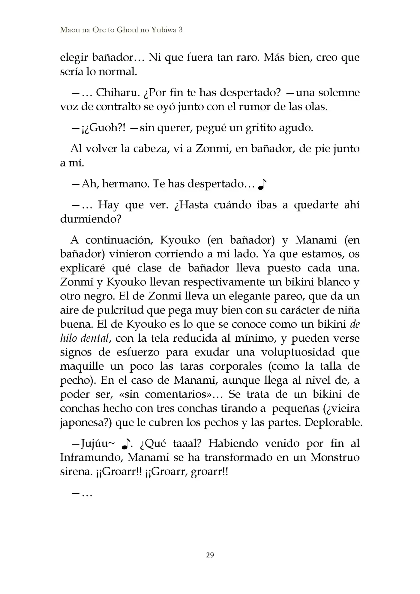 Maou Na Ore To Fushihime No Yubiwa (novela) - Capítulo 14 - Página 3 - LectorTMOo