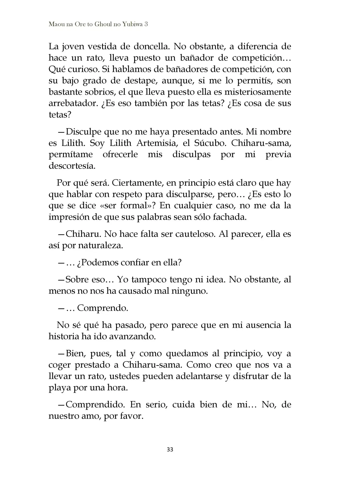 Maou Na Ore To Fushihime No Yubiwa (novela) - Capítulo 14 - Página 7 - LectorTMOo