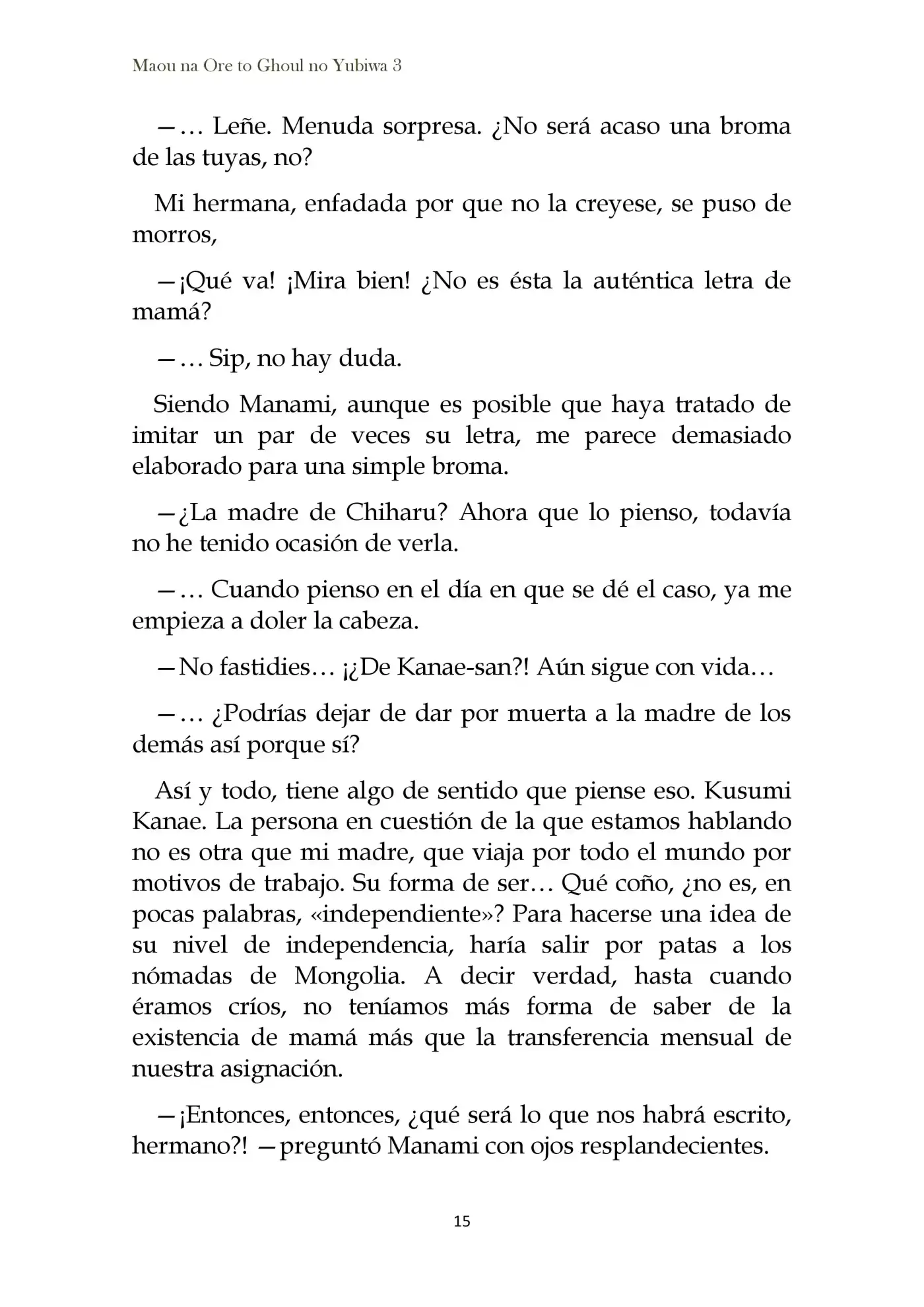 Maou Na Ore To Fushihime No Yubiwa (novela) - Capítulo 15 - Página 19 - LectorTMOo