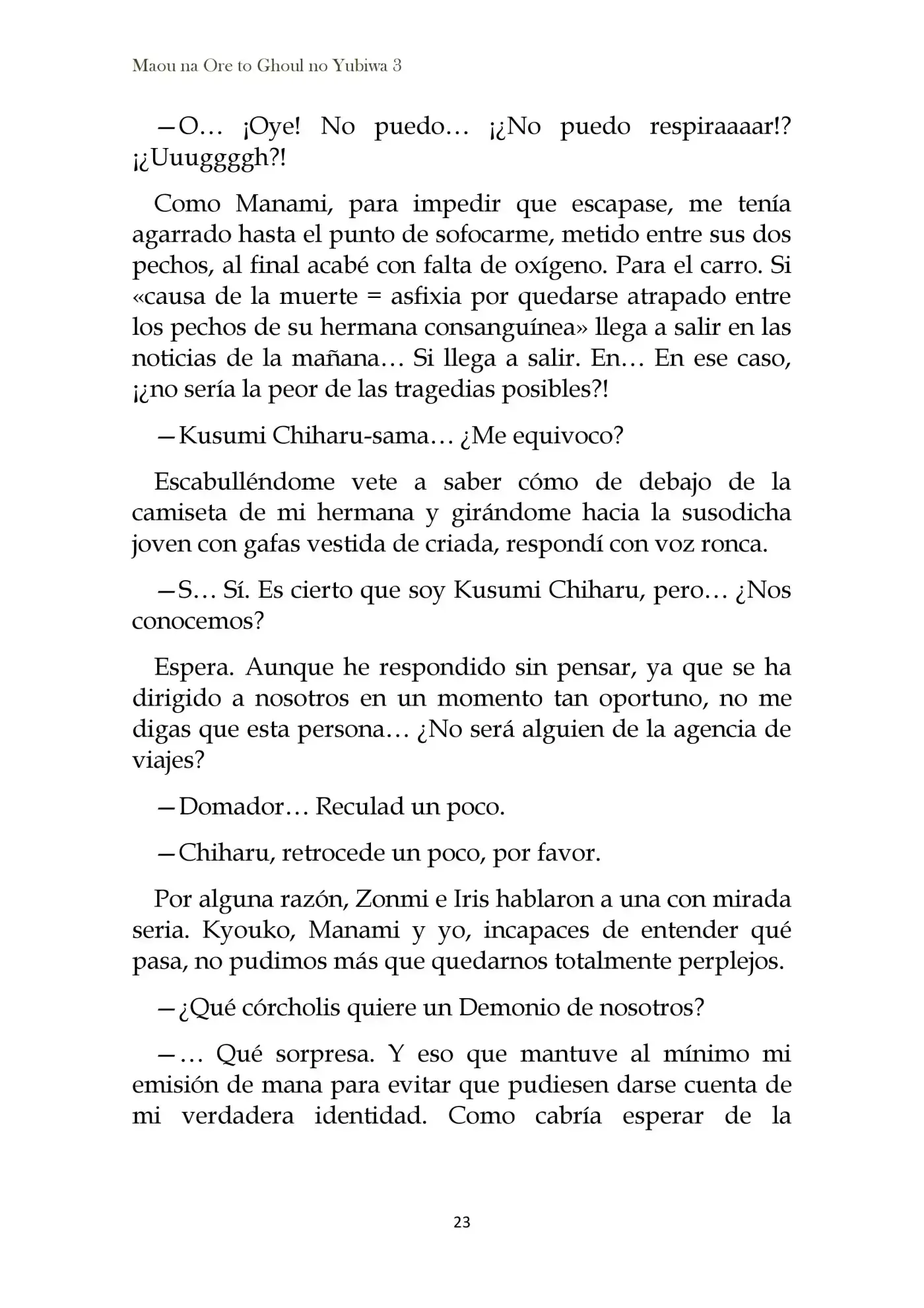 Maou Na Ore To Fushihime No Yubiwa (novela) - Capítulo 15 - Página 27 - LectorTMOo