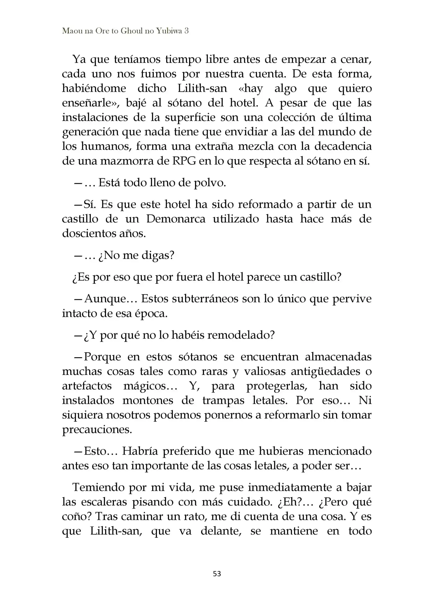 Maou Na Ore To Fushihime No Yubiwa (novela) - Capítulo 15 - Página 37 - LectorTMOo