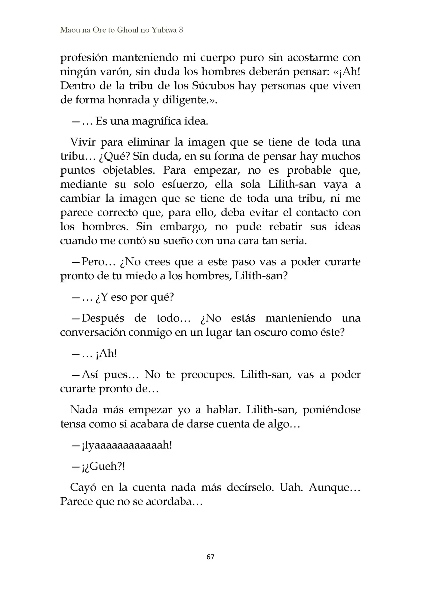 Maou Na Ore To Fushihime No Yubiwa (novela) - Capítulo 15 - Página 51 - LectorTMOo