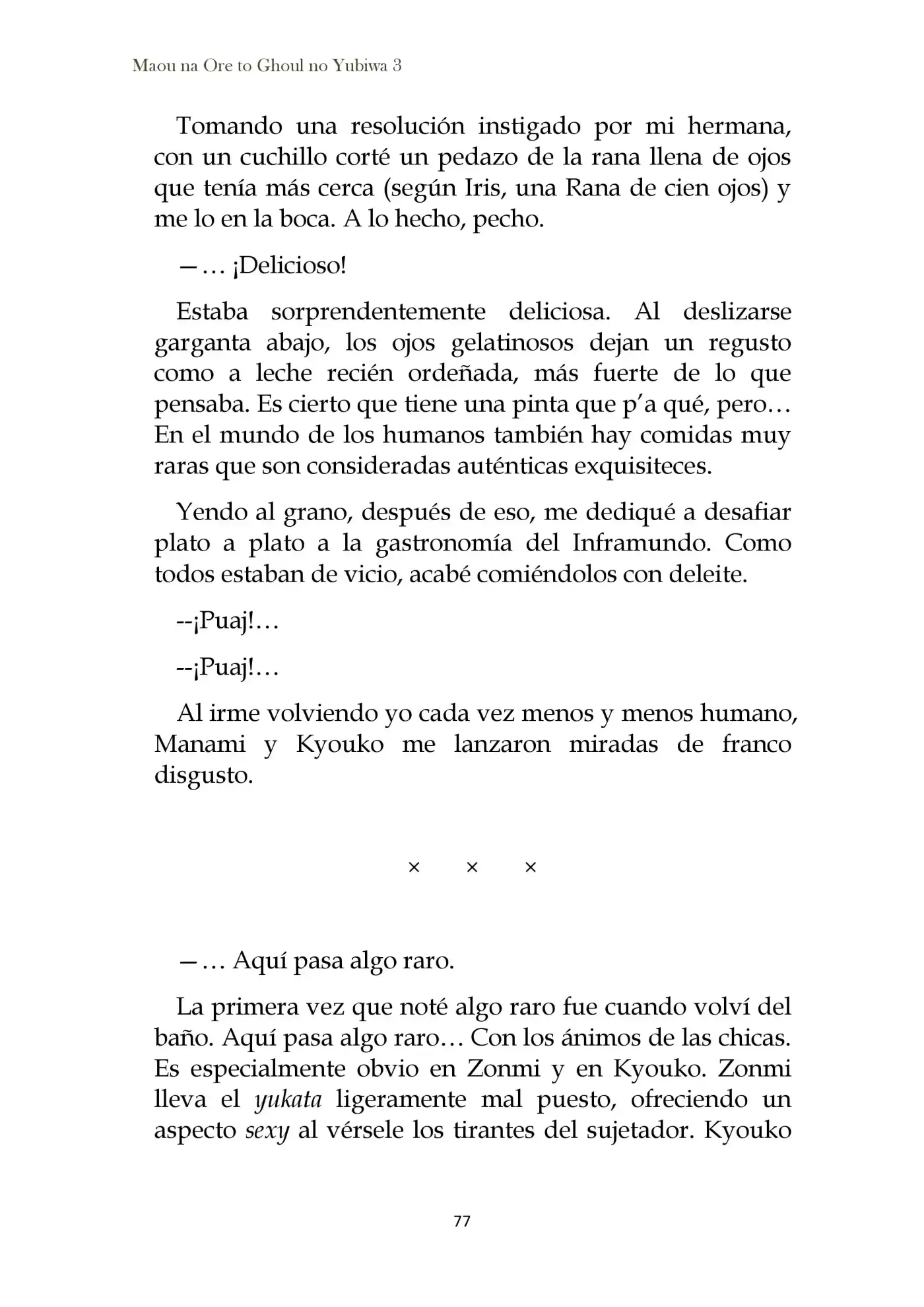 Maou Na Ore To Fushihime No Yubiwa (novela) - Capítulo 16 - Página 7 - LectorTMOo