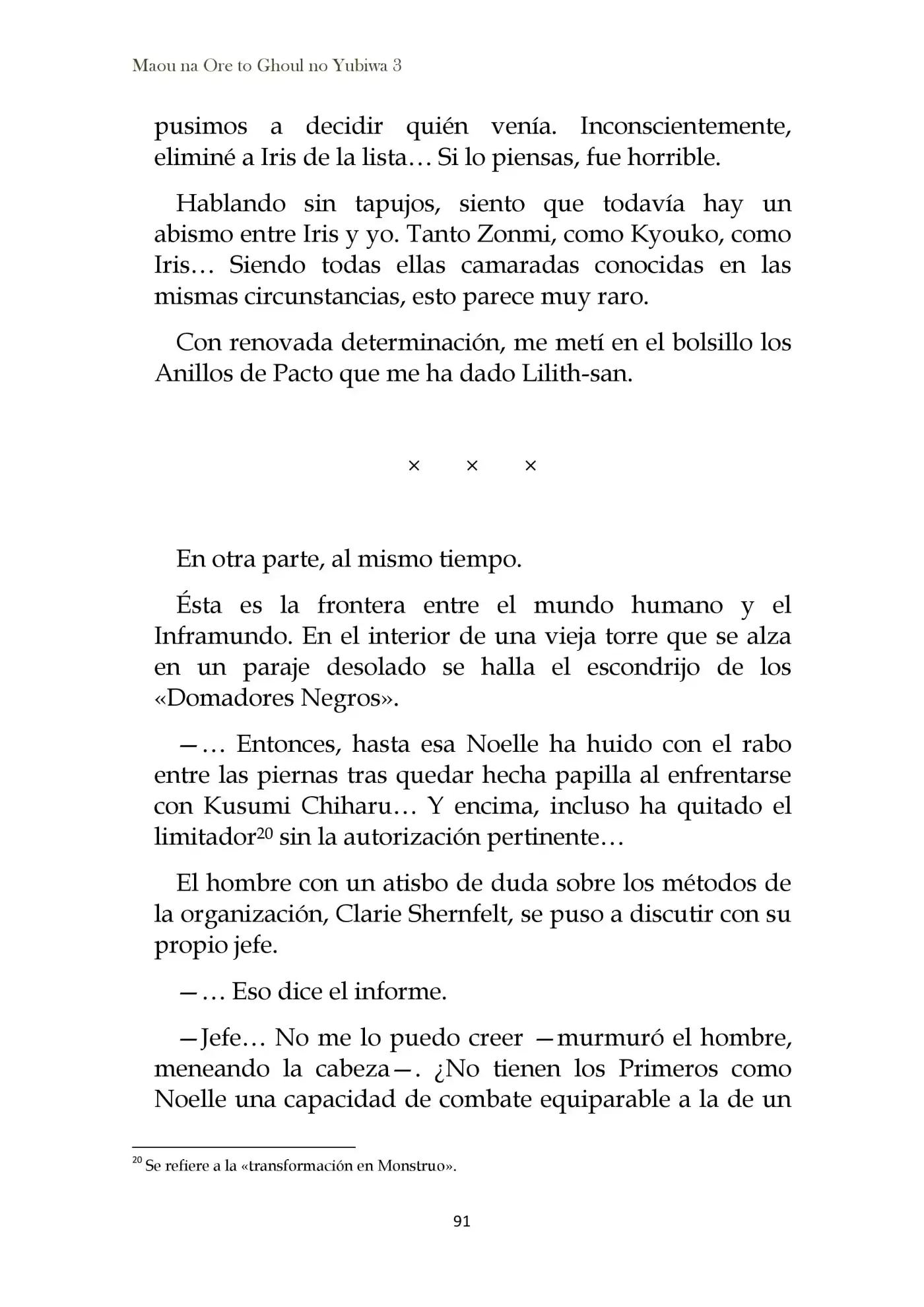 Maou Na Ore To Fushihime No Yubiwa (novela) - Capítulo 16 - Página 21 - LectorTMOo