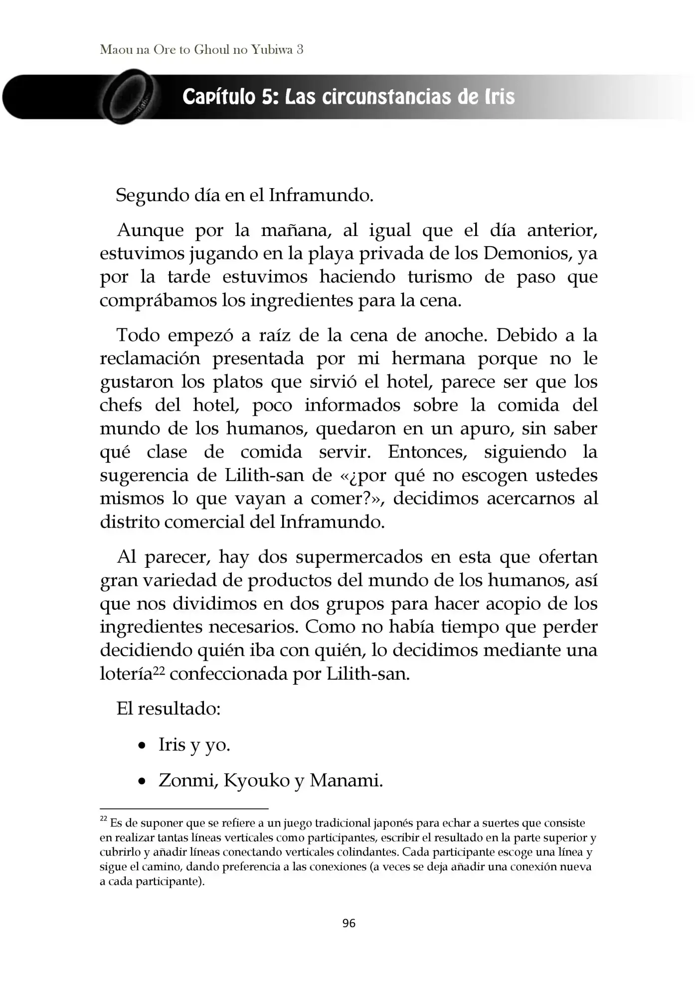 Maou Na Ore To Fushihime No Yubiwa (novela) - Capítulo 17 - Página 1 - LectorTMOo