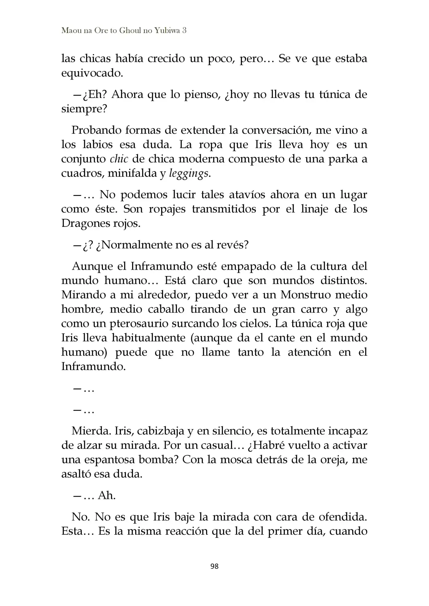 Maou Na Ore To Fushihime No Yubiwa (novela) - Capítulo 17 - Página 3 - LectorTMOo