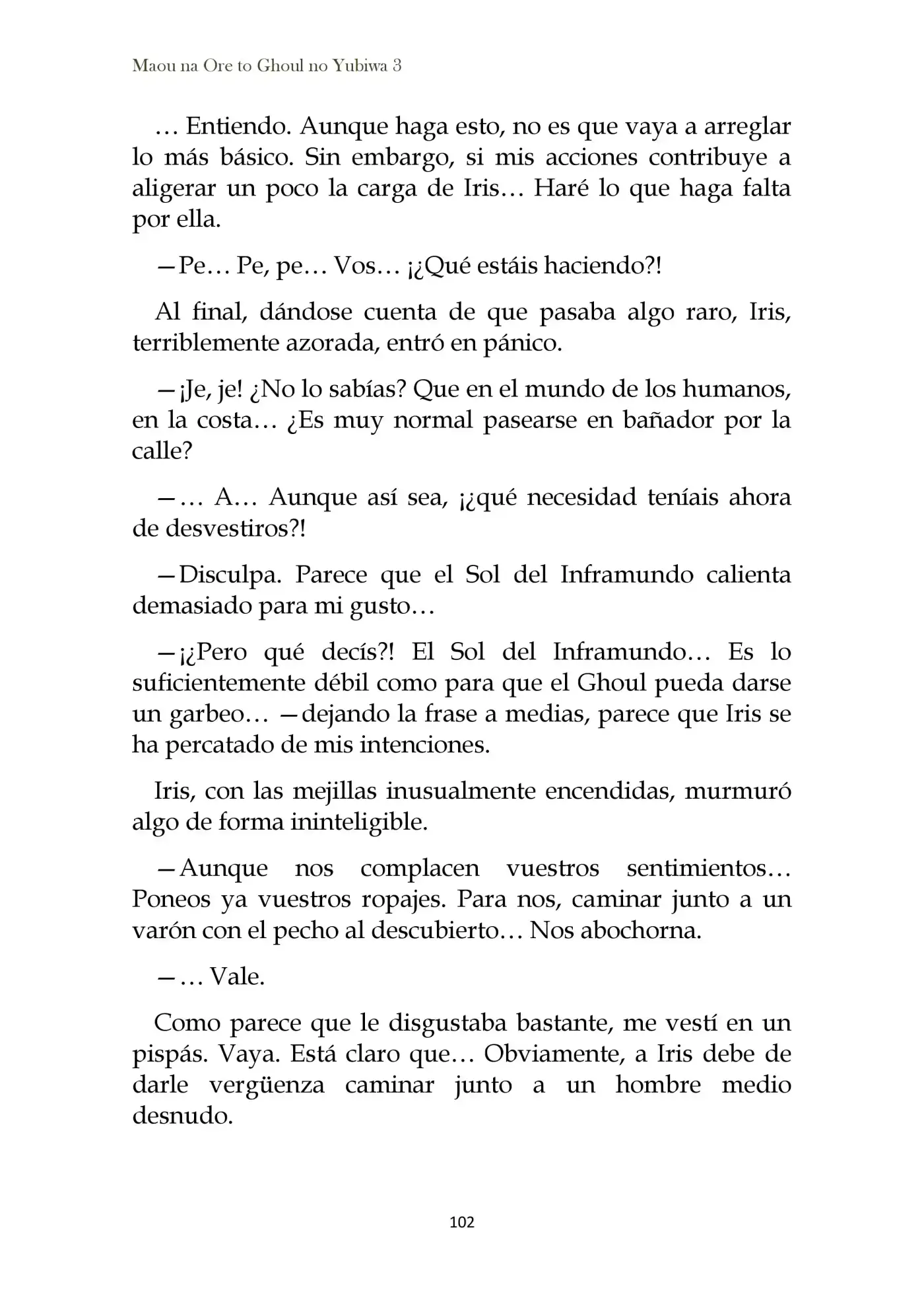 Maou Na Ore To Fushihime No Yubiwa (novela) - Capítulo 17 - Página 7 - LectorTMOo