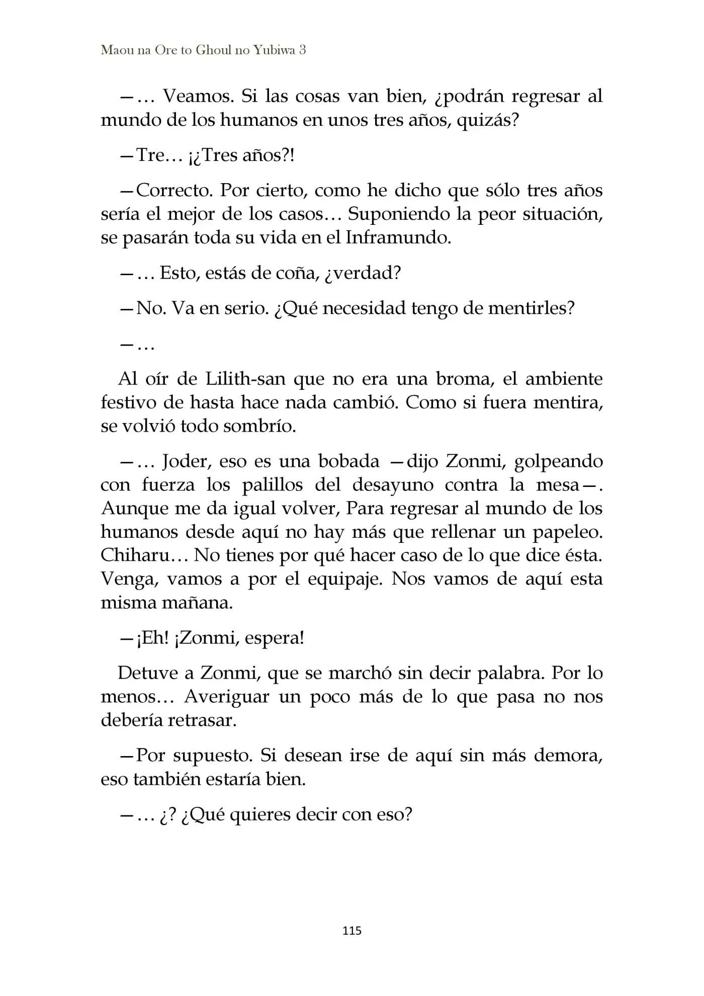 Maou Na Ore To Fushihime No Yubiwa (novela) - Capítulo 18 - Página 2 - LectorTMOo
