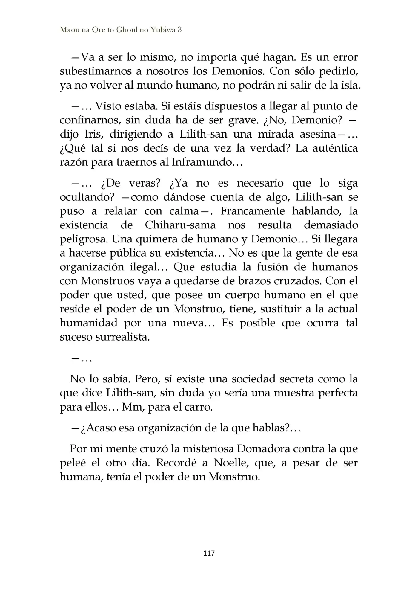 Maou Na Ore To Fushihime No Yubiwa (novela) - Capítulo 18 - Página 4 - LectorTMOo