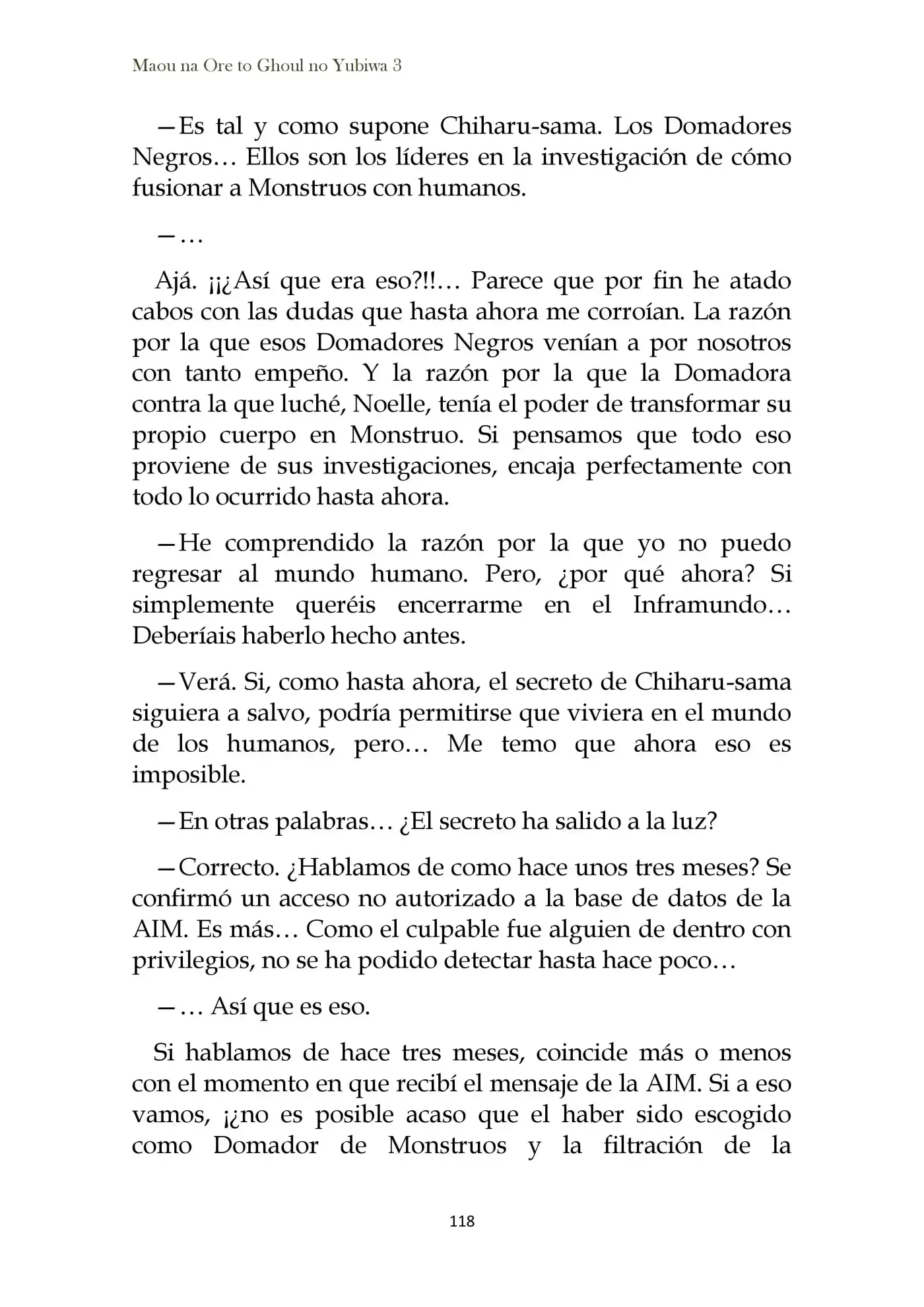 Maou Na Ore To Fushihime No Yubiwa (novela) - Capítulo 18 - Página 5 - LectorTMOo