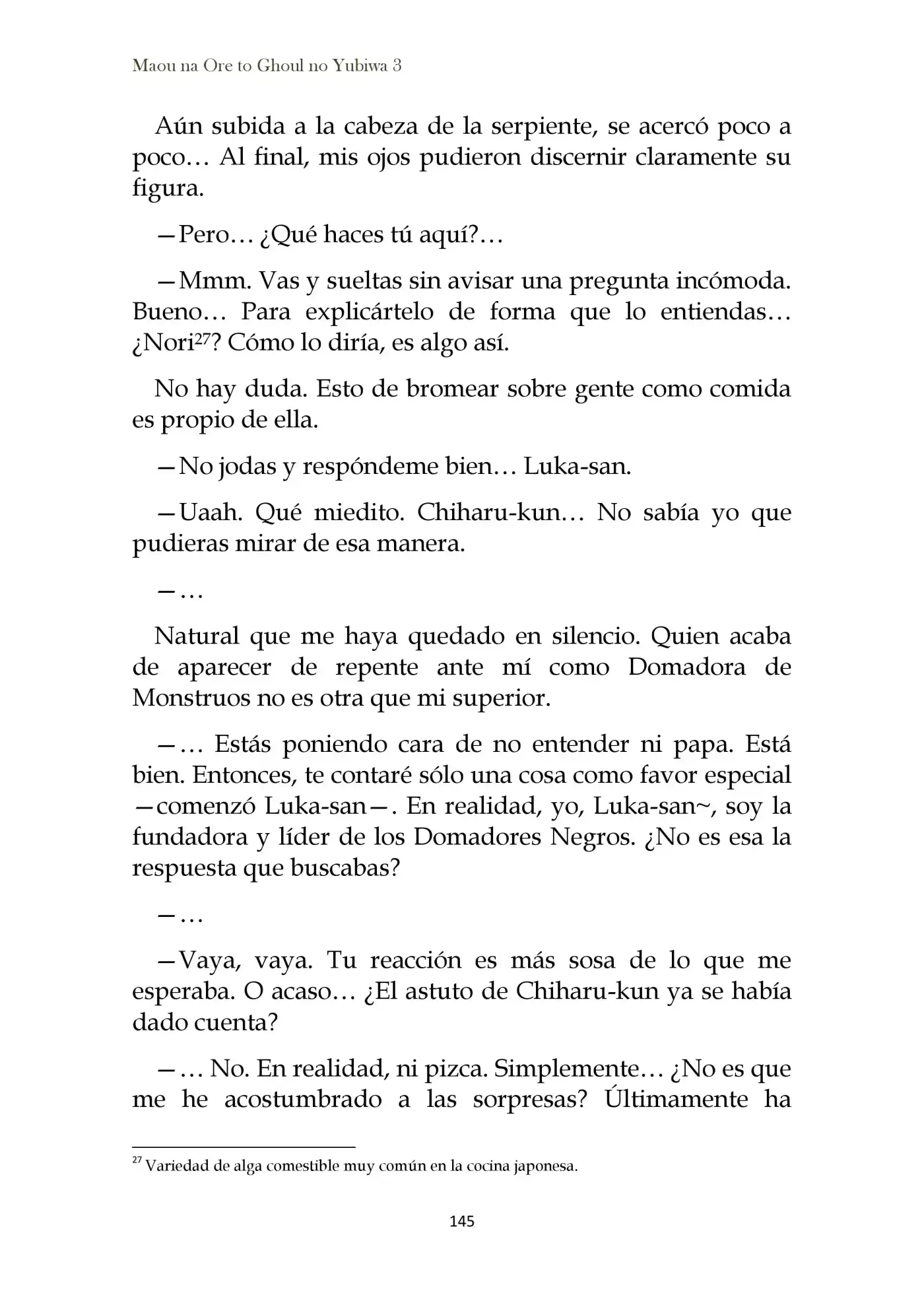 Maou Na Ore To Fushihime No Yubiwa (novela) - Capítulo 18 - Página 32 - LectorTMOo