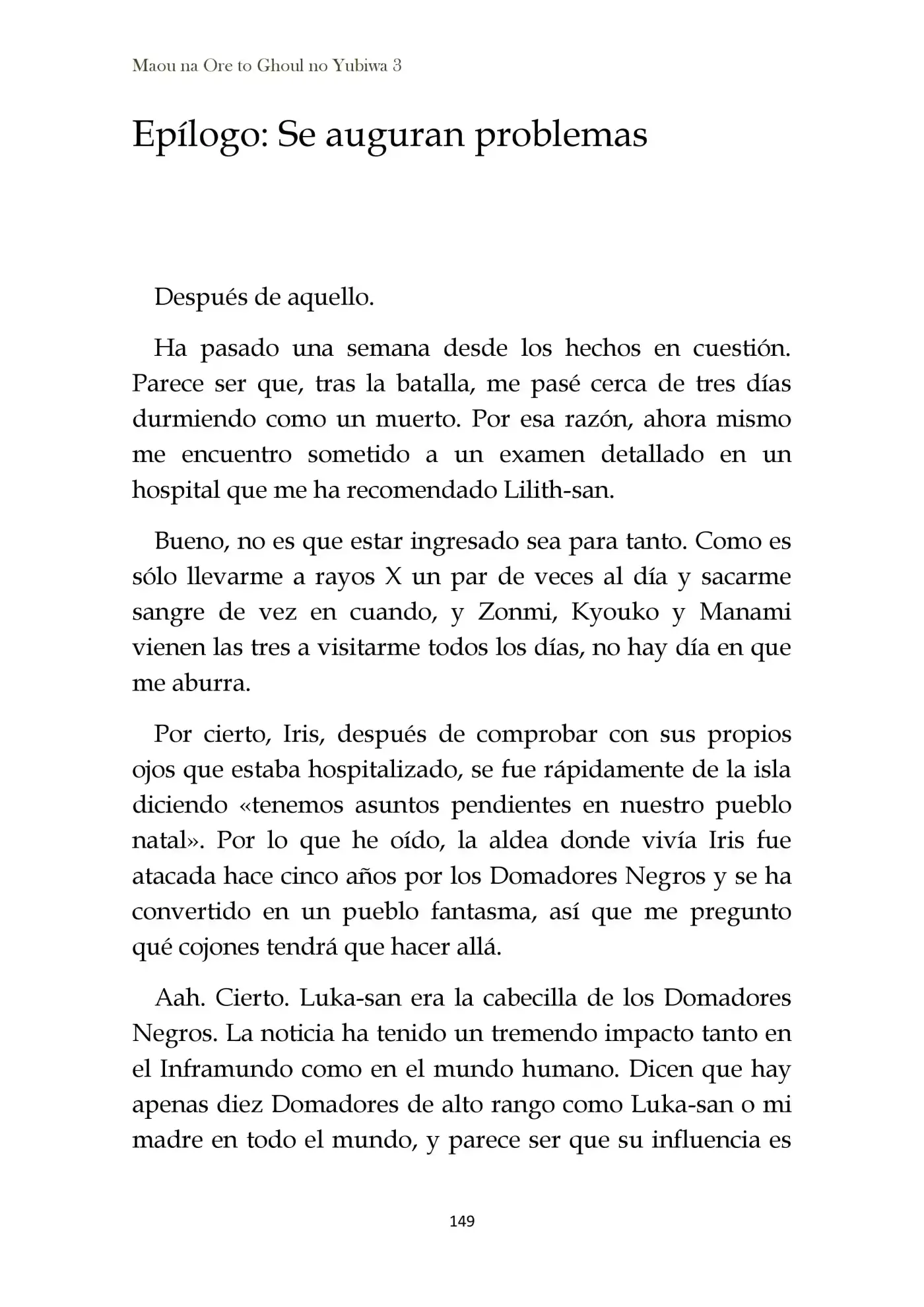 Maou Na Ore To Fushihime No Yubiwa (novela) - Capítulo 18 - Página 36 - LectorTMOo