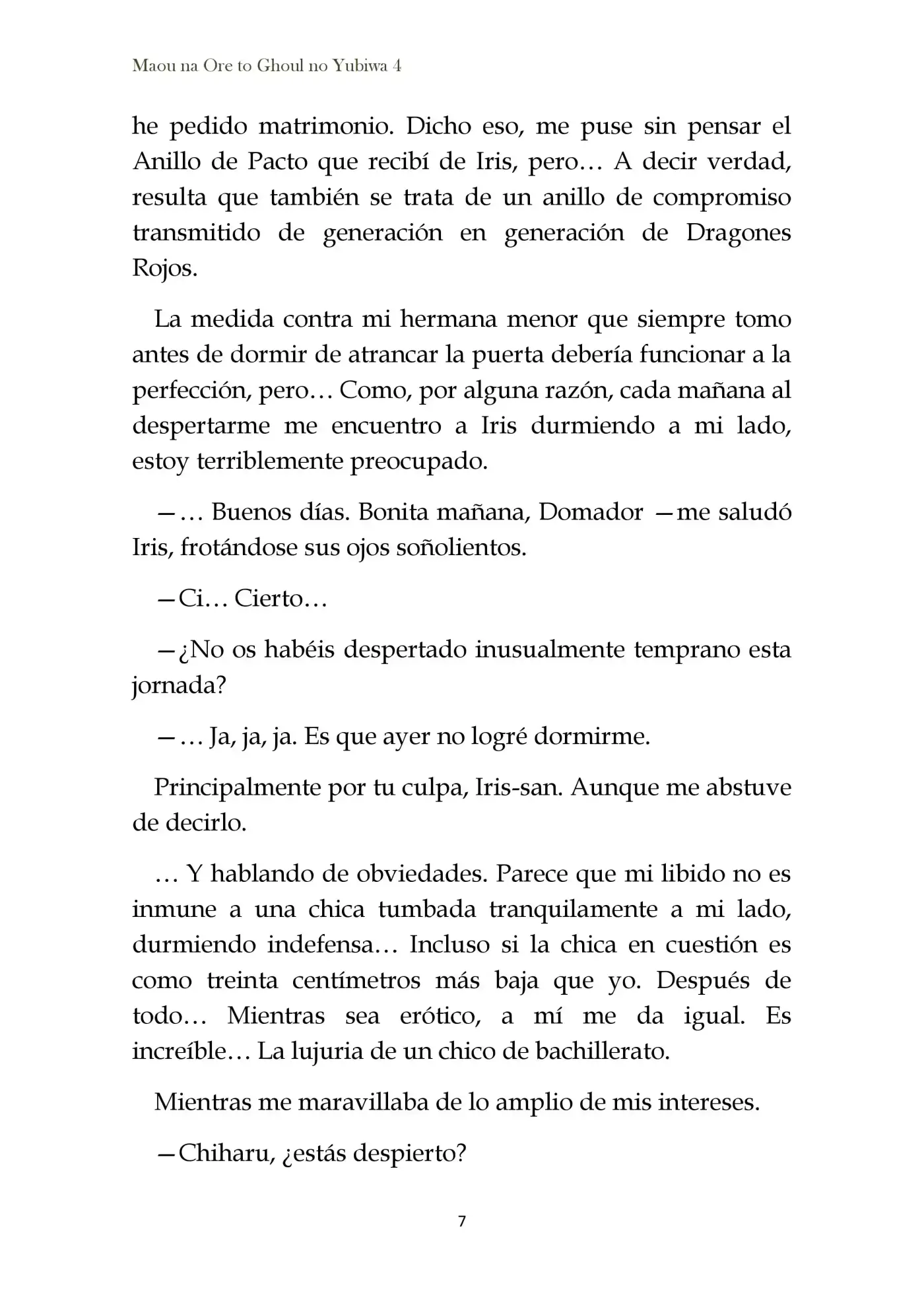 Maou Na Ore To Fushihime No Yubiwa (novela) - Capítulo 19 - Página 11 - LectorTMOo