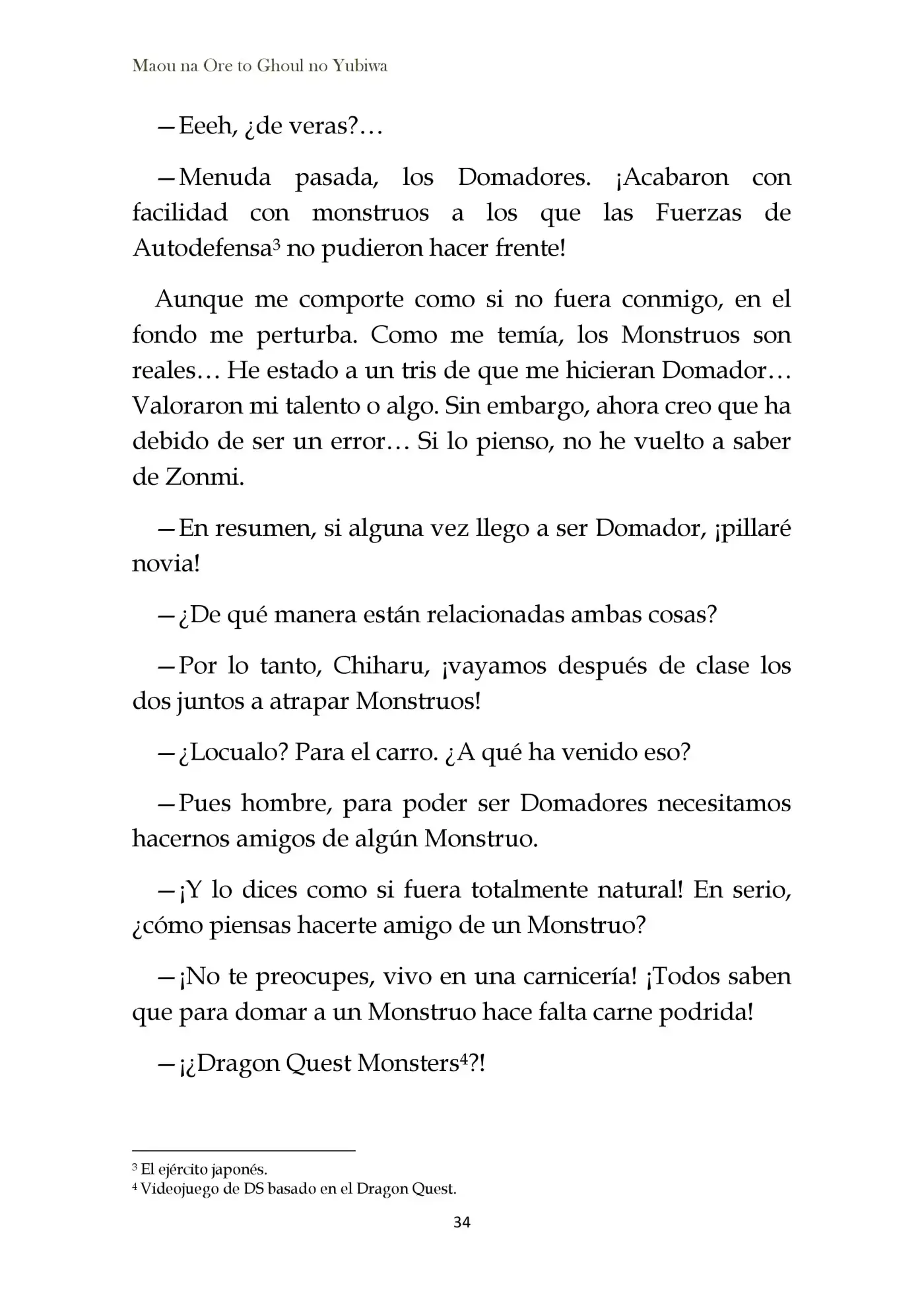 Maou Na Ore To Fushihime No Yubiwa (novela) - Capítulo 2 - Página 3 - LectorTMOo