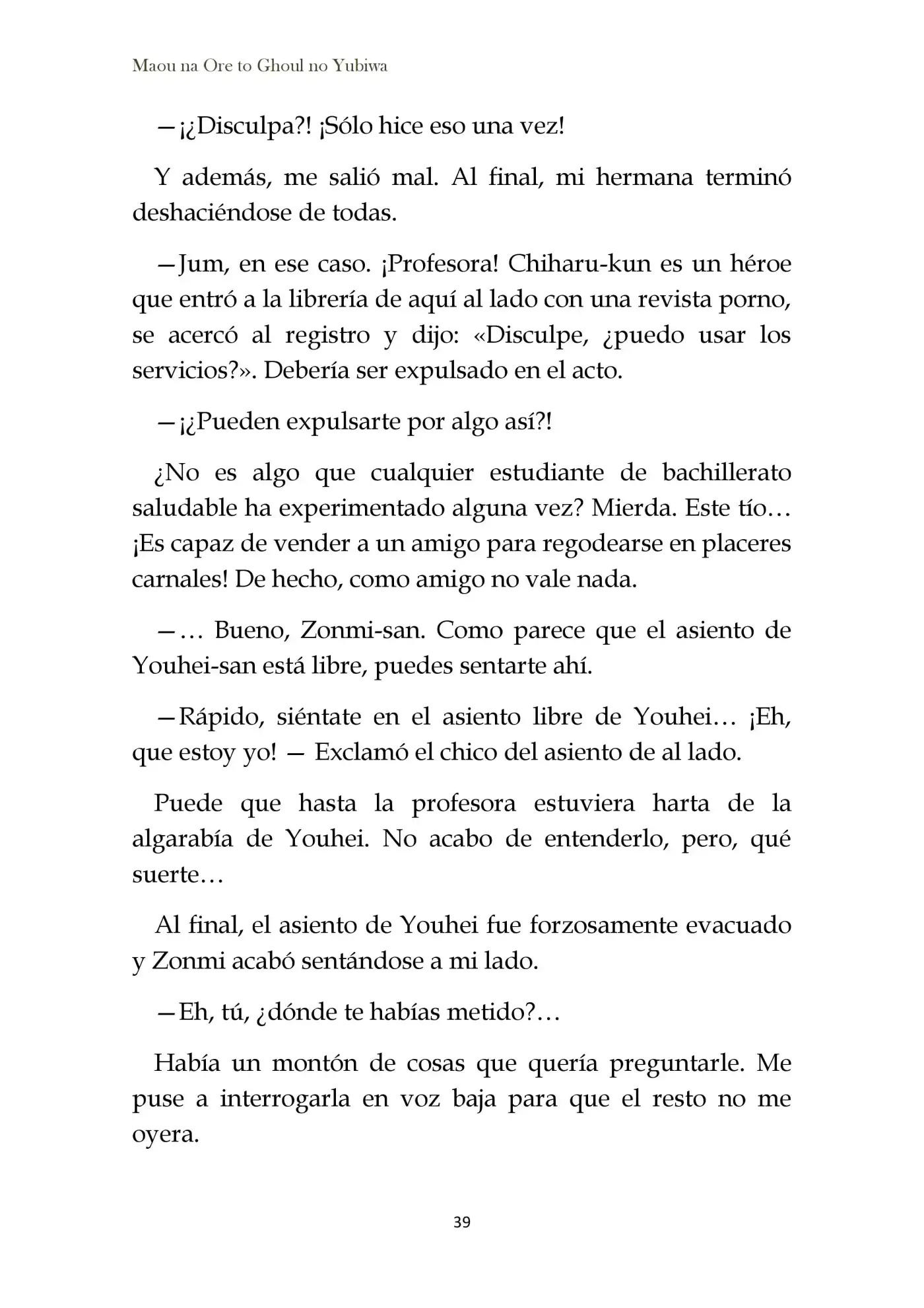 Maou Na Ore To Fushihime No Yubiwa (novela) - Capítulo 2 - Página 8 - LectorTMOo