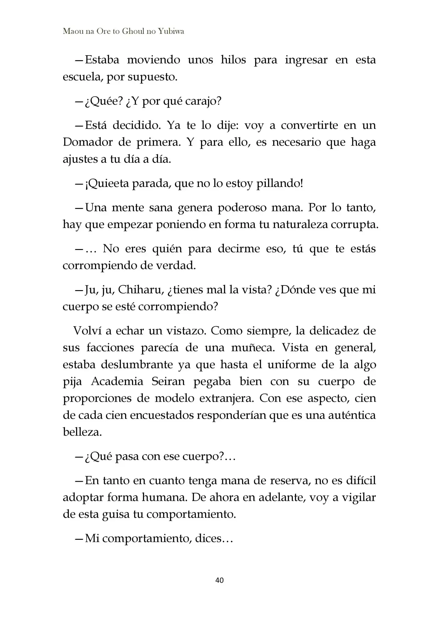 Maou Na Ore To Fushihime No Yubiwa (novela) - Capítulo 2 - Página 9 - LectorTMOo