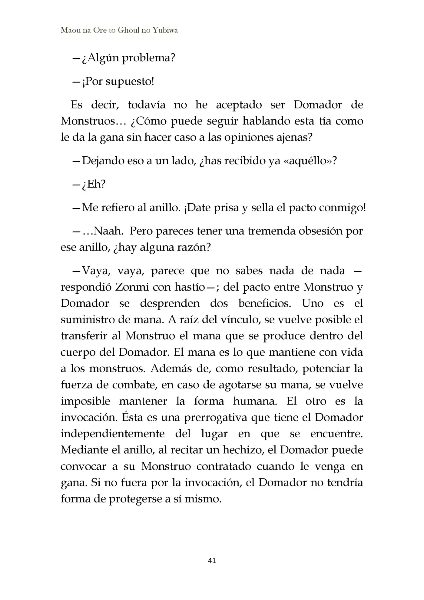Maou Na Ore To Fushihime No Yubiwa (novela) - Capítulo 2 - Página 10 - LectorTMOo