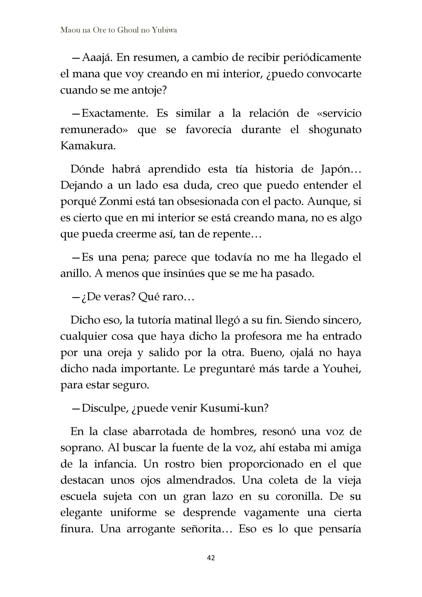 Maou Na Ore To Fushihime No Yubiwa (novela) - Capítulo 2 - Página 11 - LectorTMOo