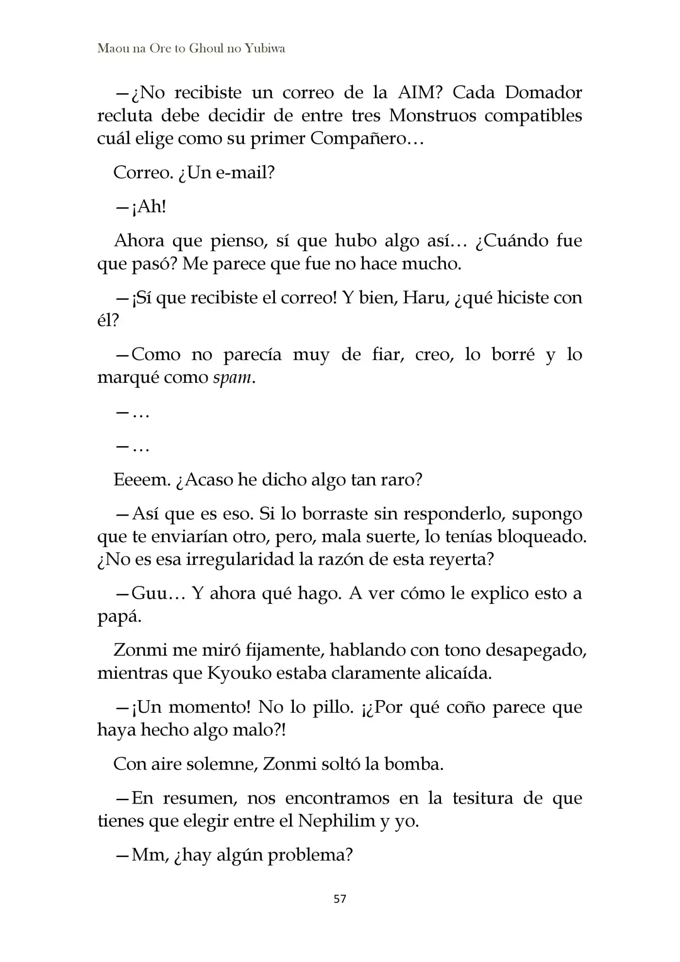 Maou Na Ore To Fushihime No Yubiwa (novela) - Capítulo 2 - Página 26 - LectorTMOo