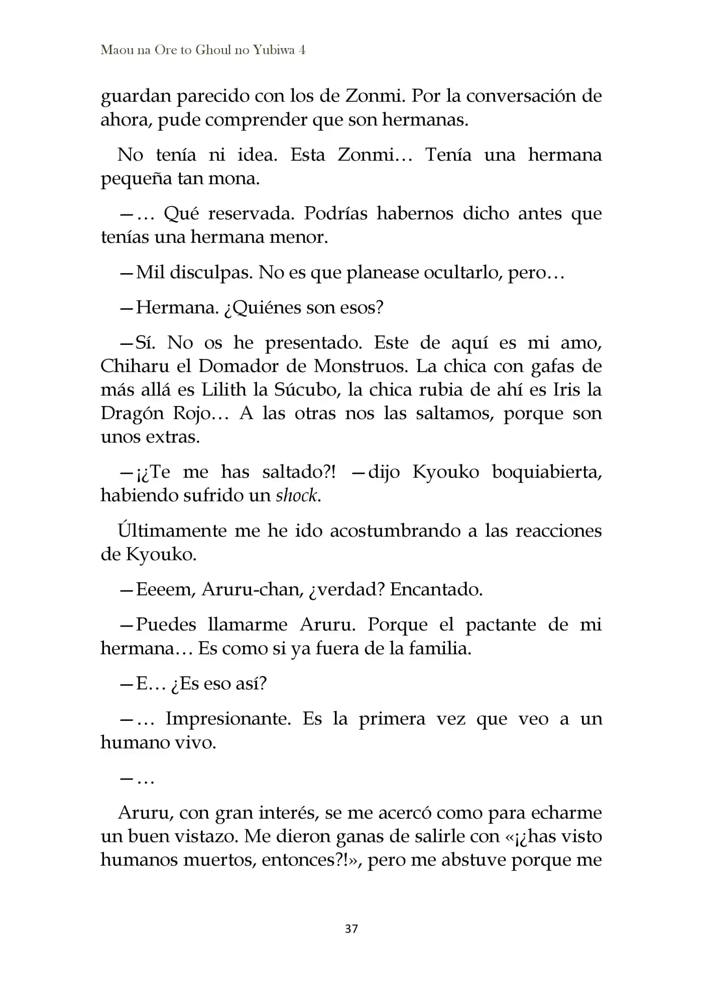 Maou Na Ore To Fushihime No Yubiwa (novela) - Capítulo 20 - Página 9 - LectorTMOo