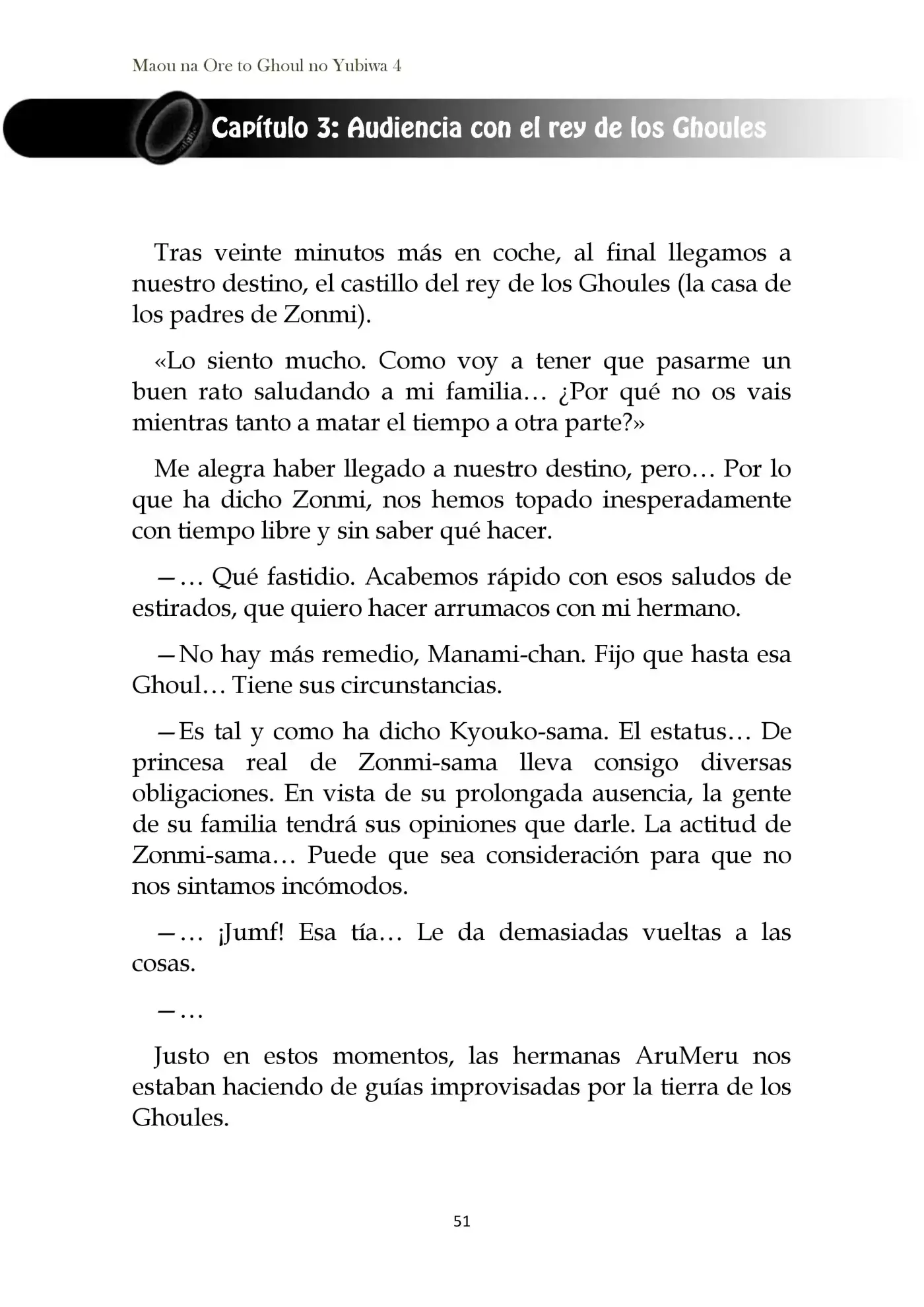 Maou Na Ore To Fushihime No Yubiwa (novela) - Capítulo 21 - Página 1 - LectorTMOo
