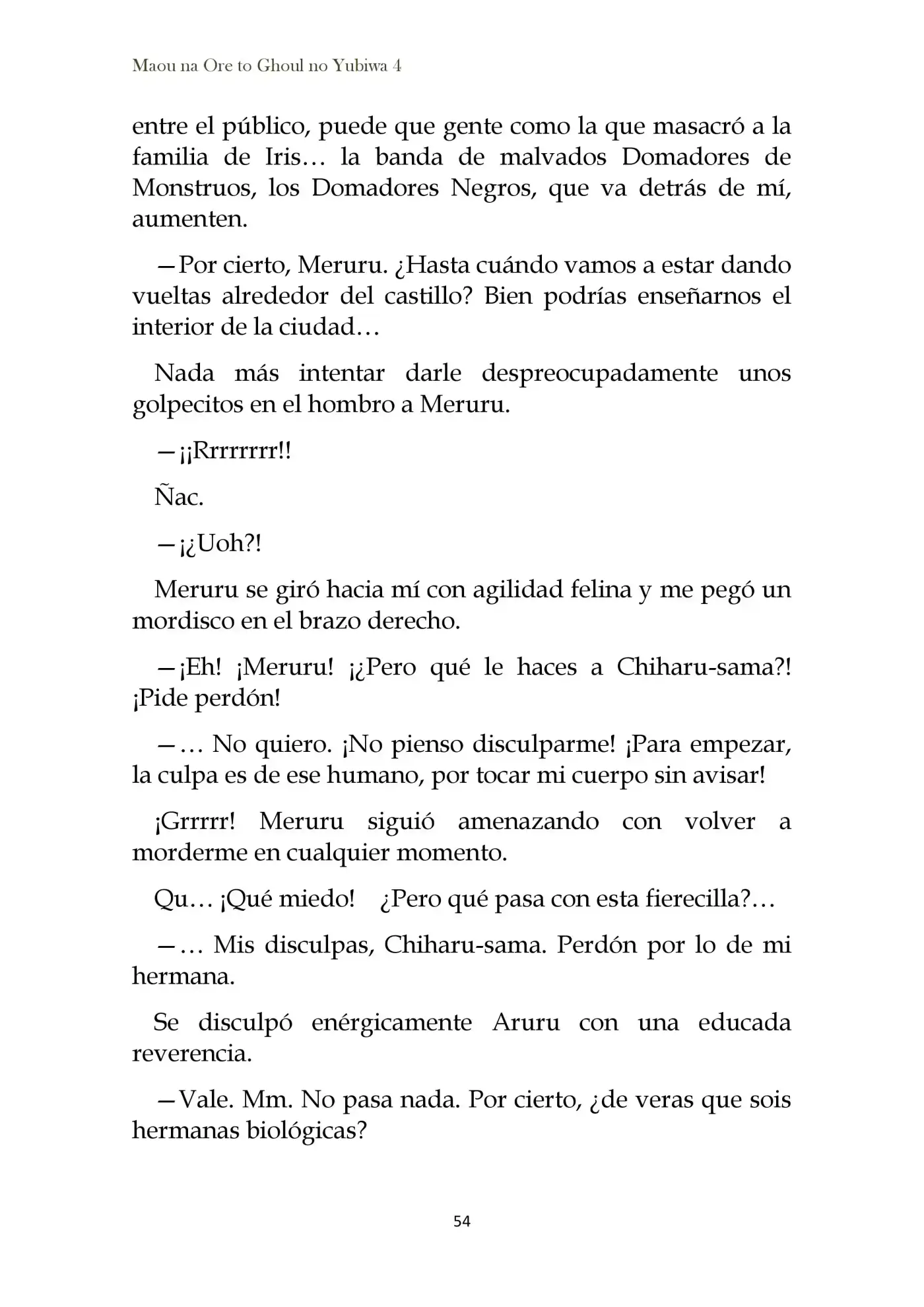 Maou Na Ore To Fushihime No Yubiwa (novela) - Capítulo 21 - Página 4 - LectorTMOo