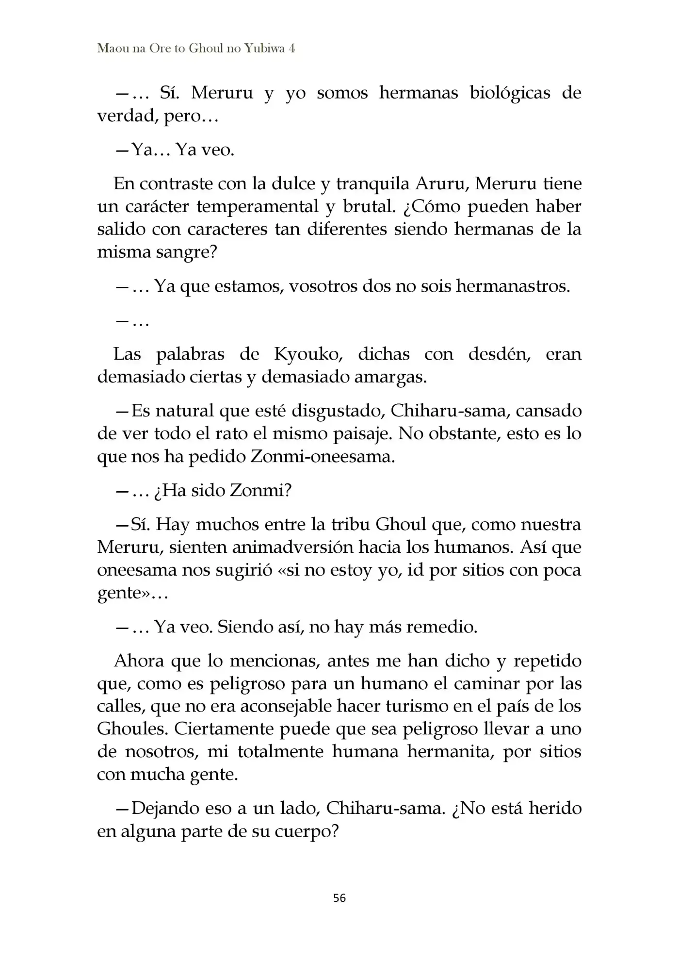 Maou Na Ore To Fushihime No Yubiwa (novela) - Capítulo 21 - Página 6 - LectorTMOo