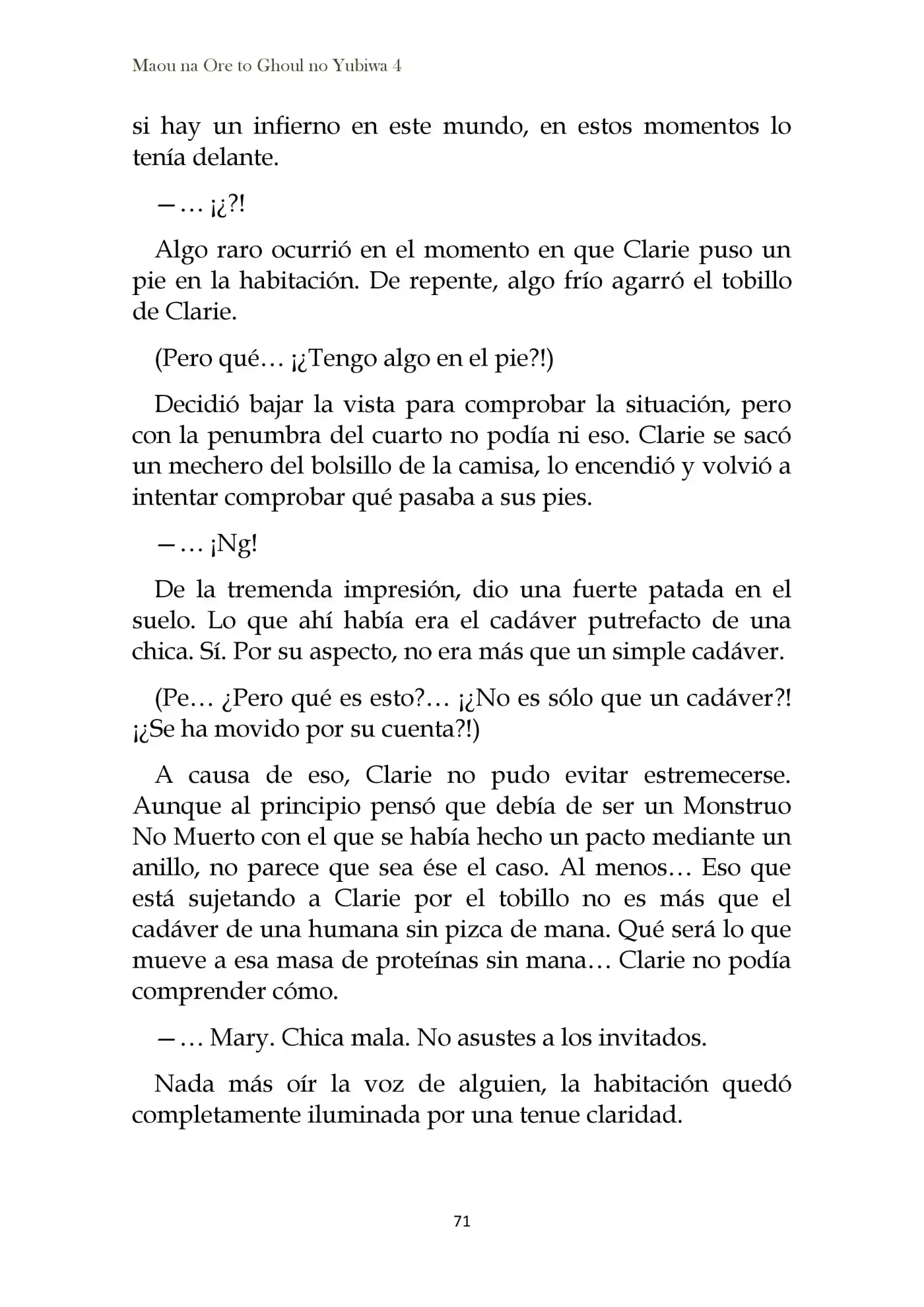 Maou Na Ore To Fushihime No Yubiwa (novela) - Capítulo 21 - Página 21 - LectorTMOo