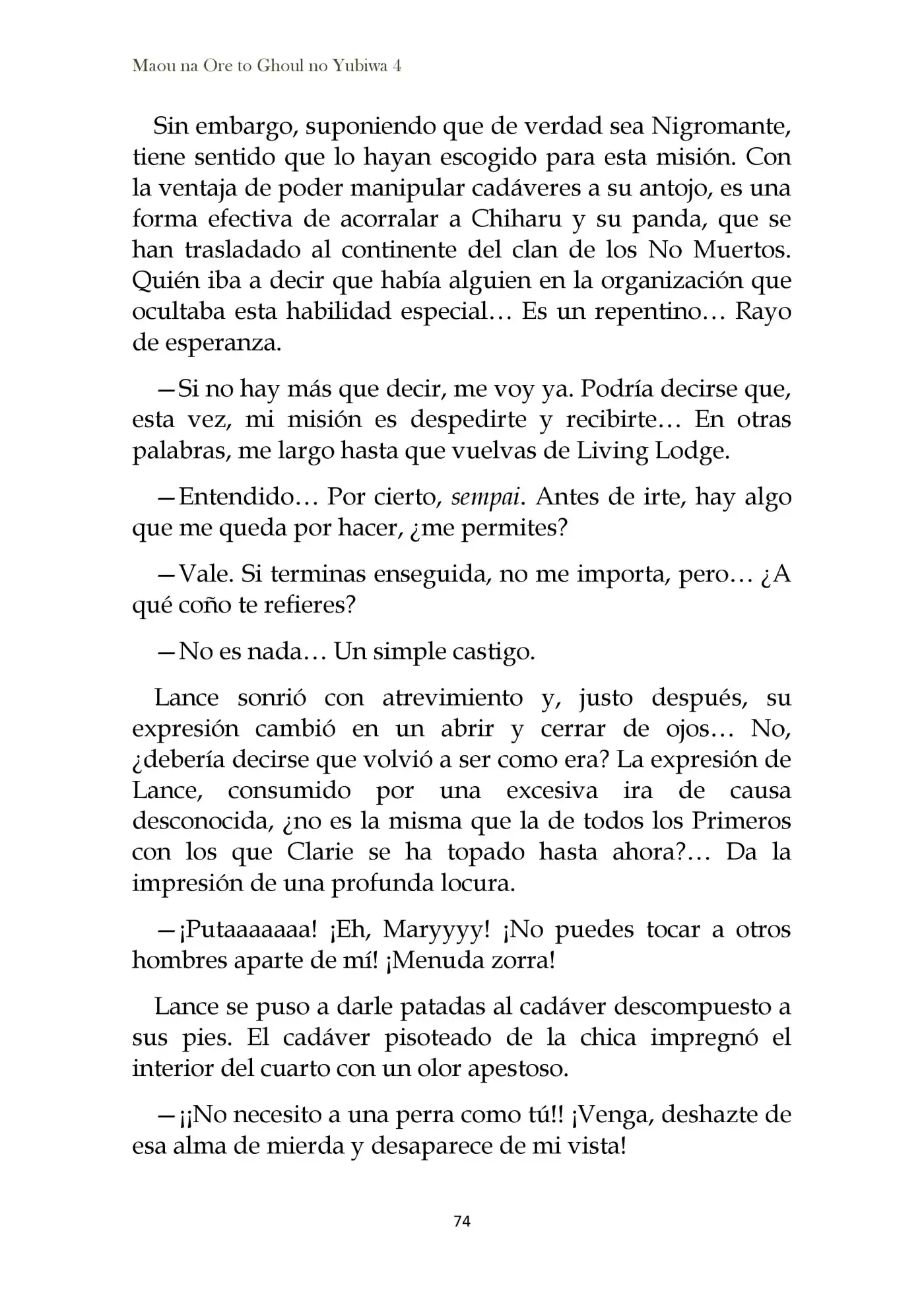 Maou Na Ore To Fushihime No Yubiwa (novela) - Capítulo 21 - Página 24 - LectorTMOo