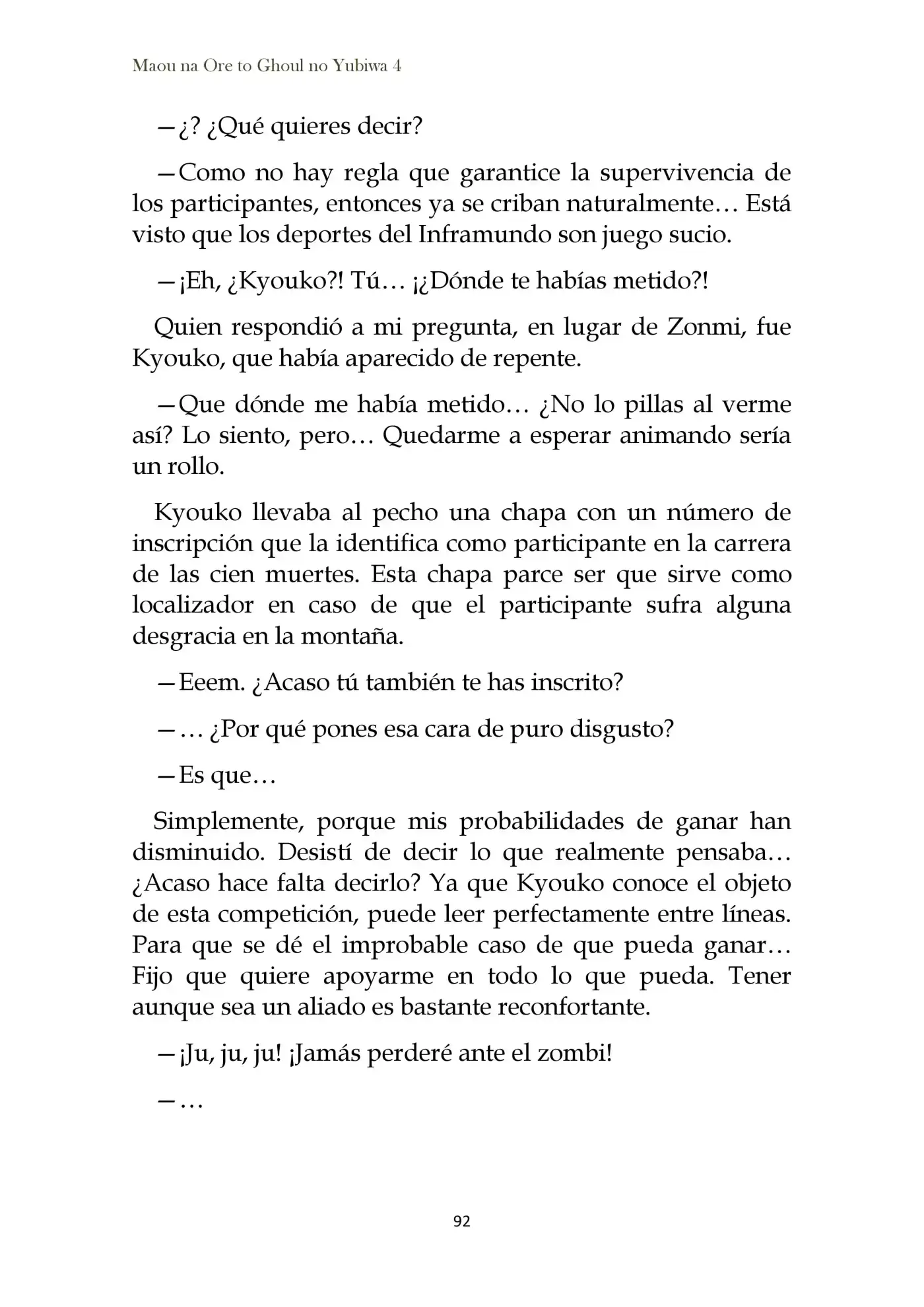 Maou Na Ore To Fushihime No Yubiwa (novela) - Capítulo 23 - Página 4 - LectorTMOo