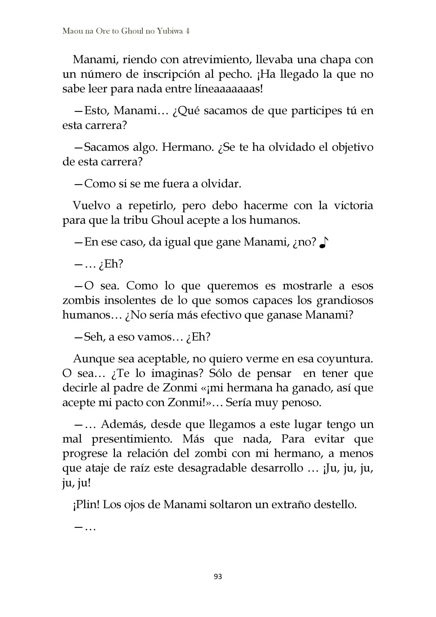 Maou Na Ore To Fushihime No Yubiwa (novela) - Capítulo 23 - Página 5 - LectorTMOo