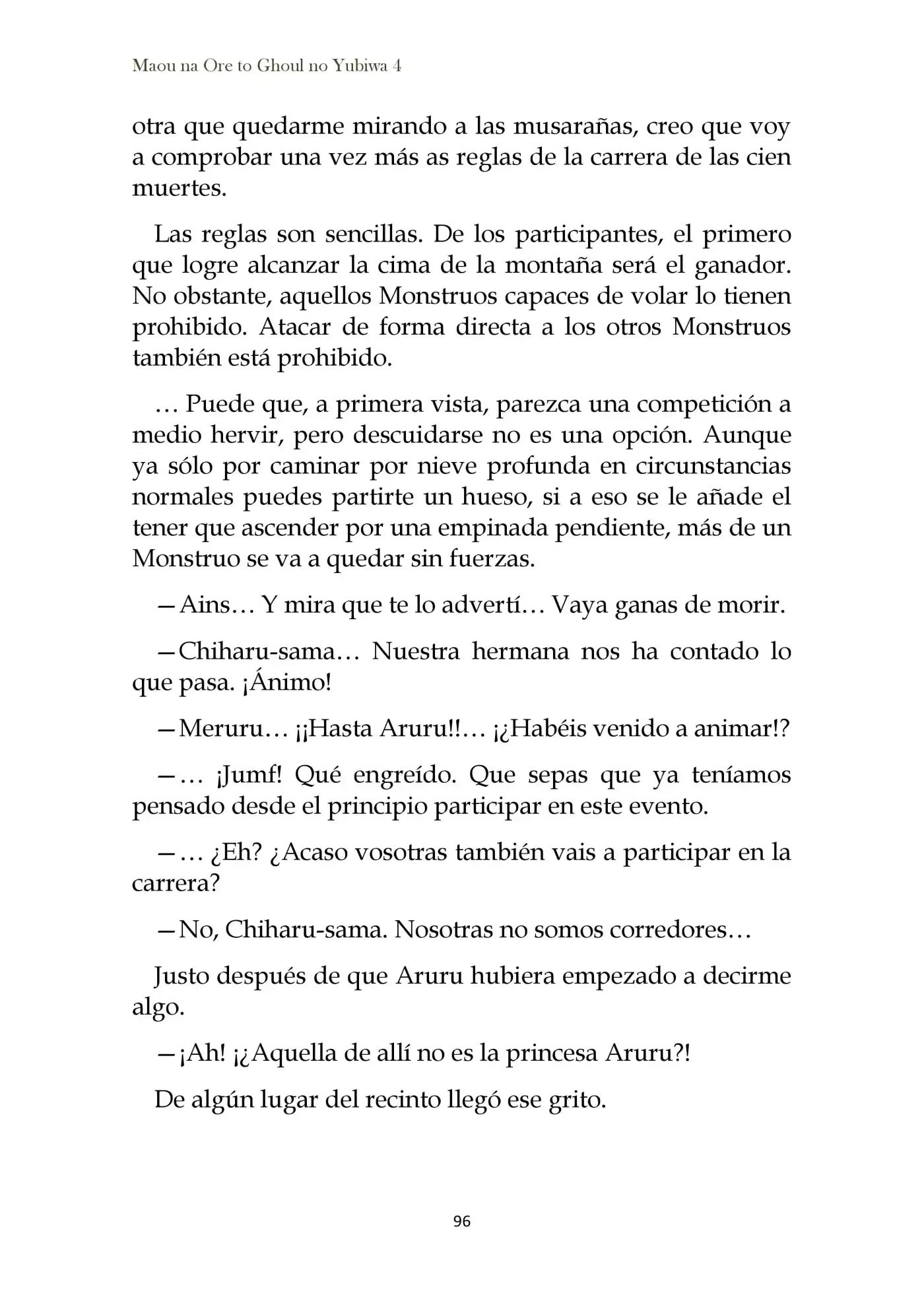 Maou Na Ore To Fushihime No Yubiwa (novela) - Capítulo 23 - Página 8 - LectorTMOo
