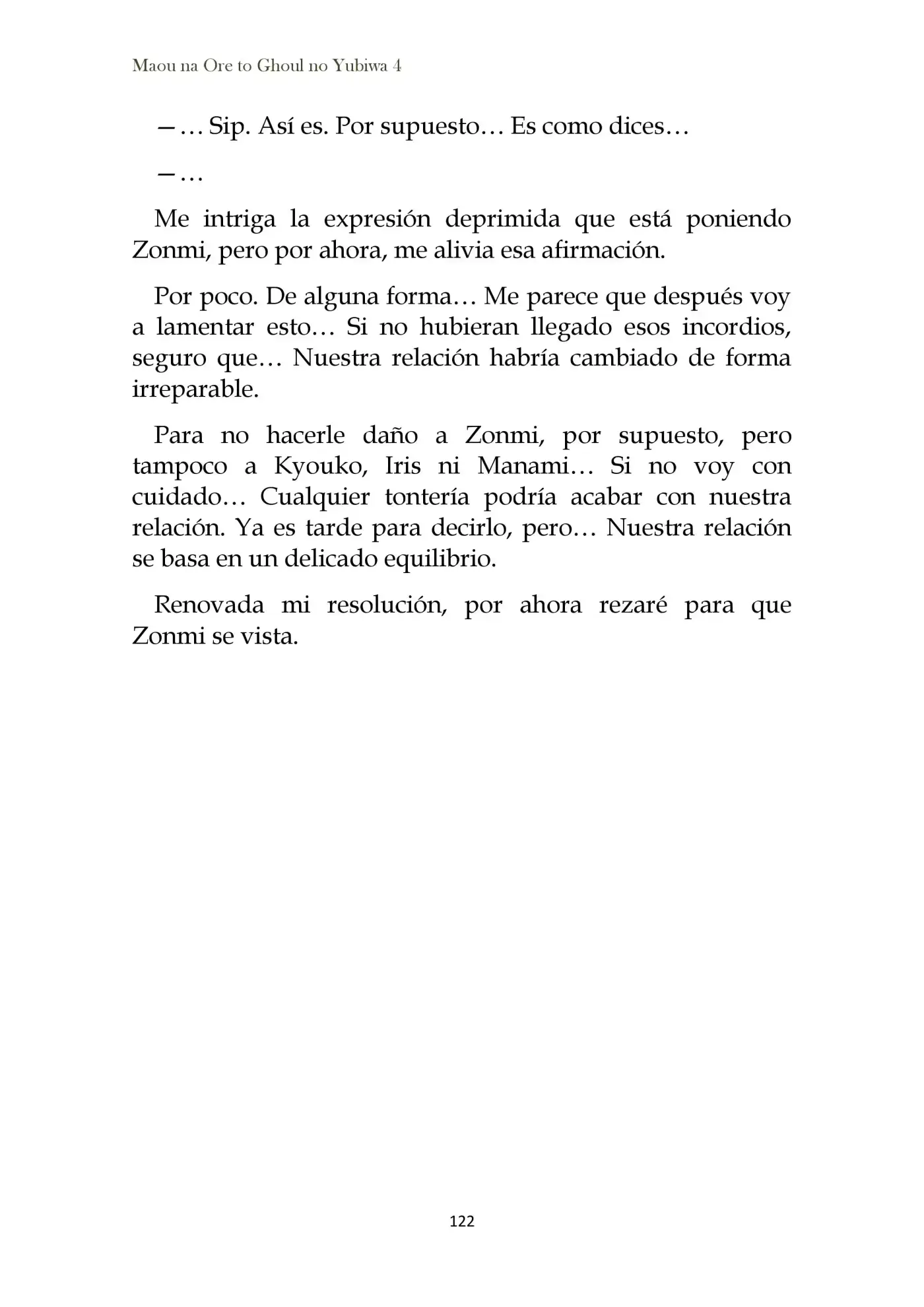 Maou Na Ore To Fushihime No Yubiwa (novela) - Capítulo 23 - Página 34 - LectorTMOo