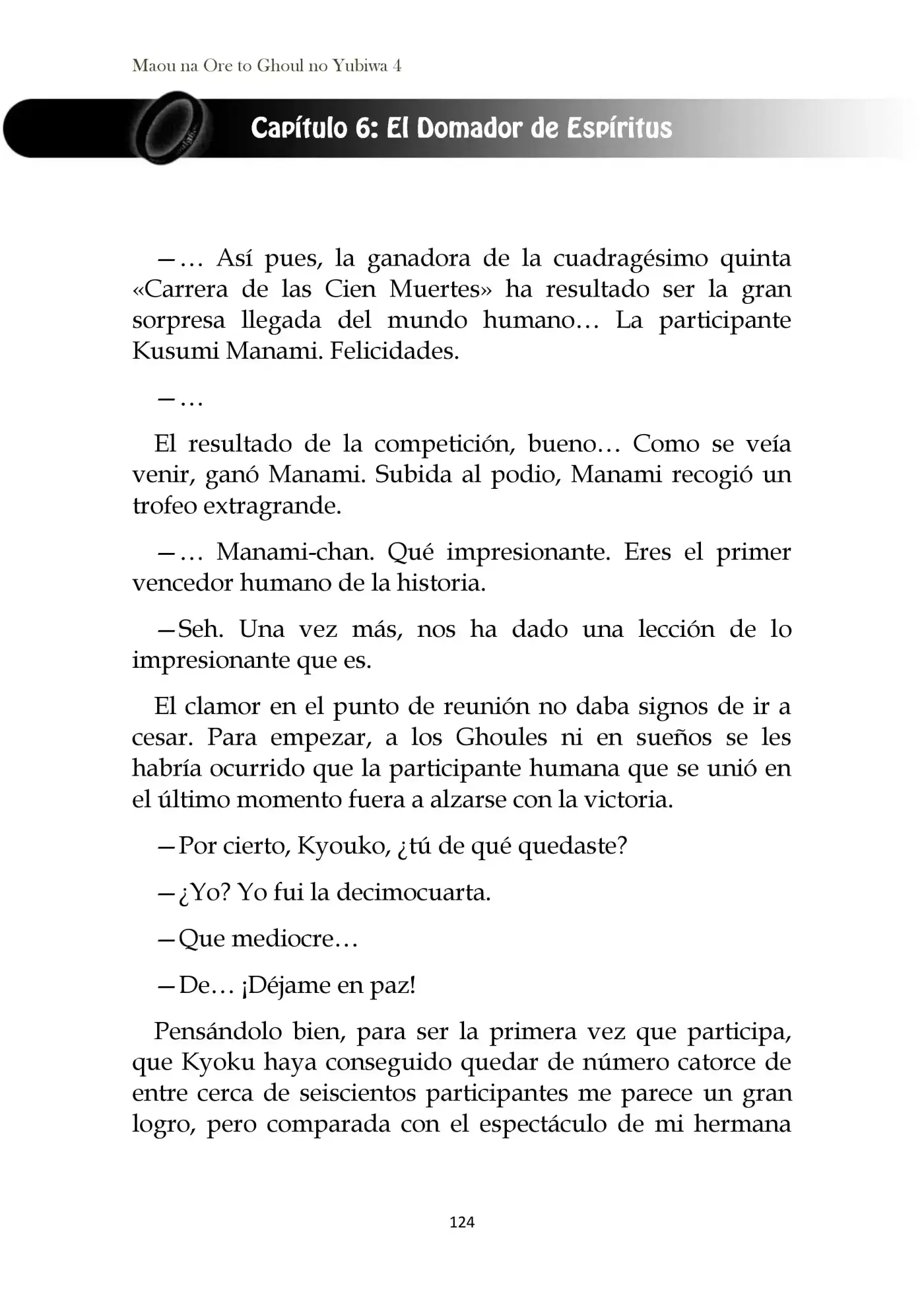 Maou Na Ore To Fushihime No Yubiwa (novela) - Capítulo 24 - Página 1 - LectorTMOo