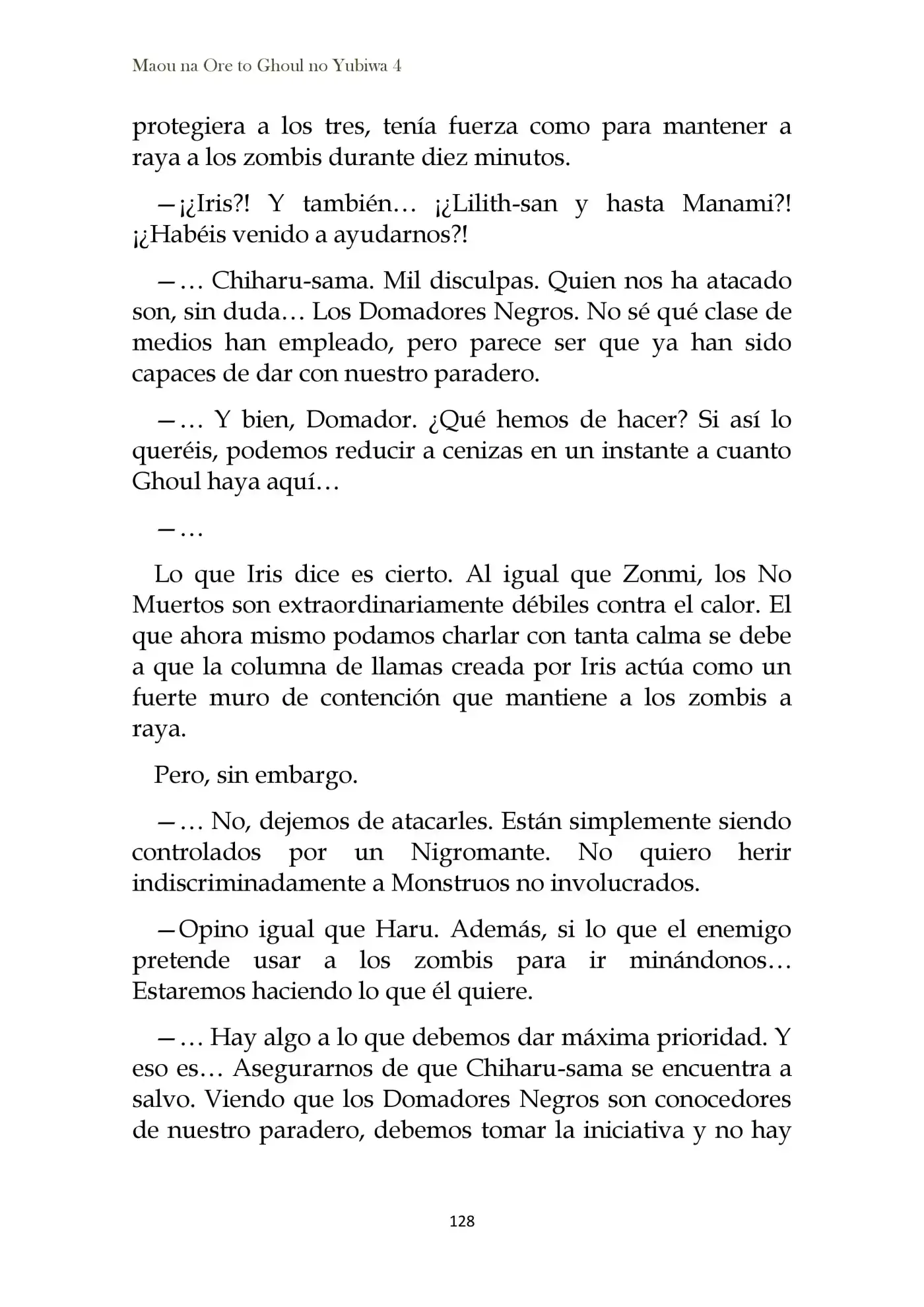 Maou Na Ore To Fushihime No Yubiwa (novela) - Capítulo 24 - Página 5 - LectorTMOo