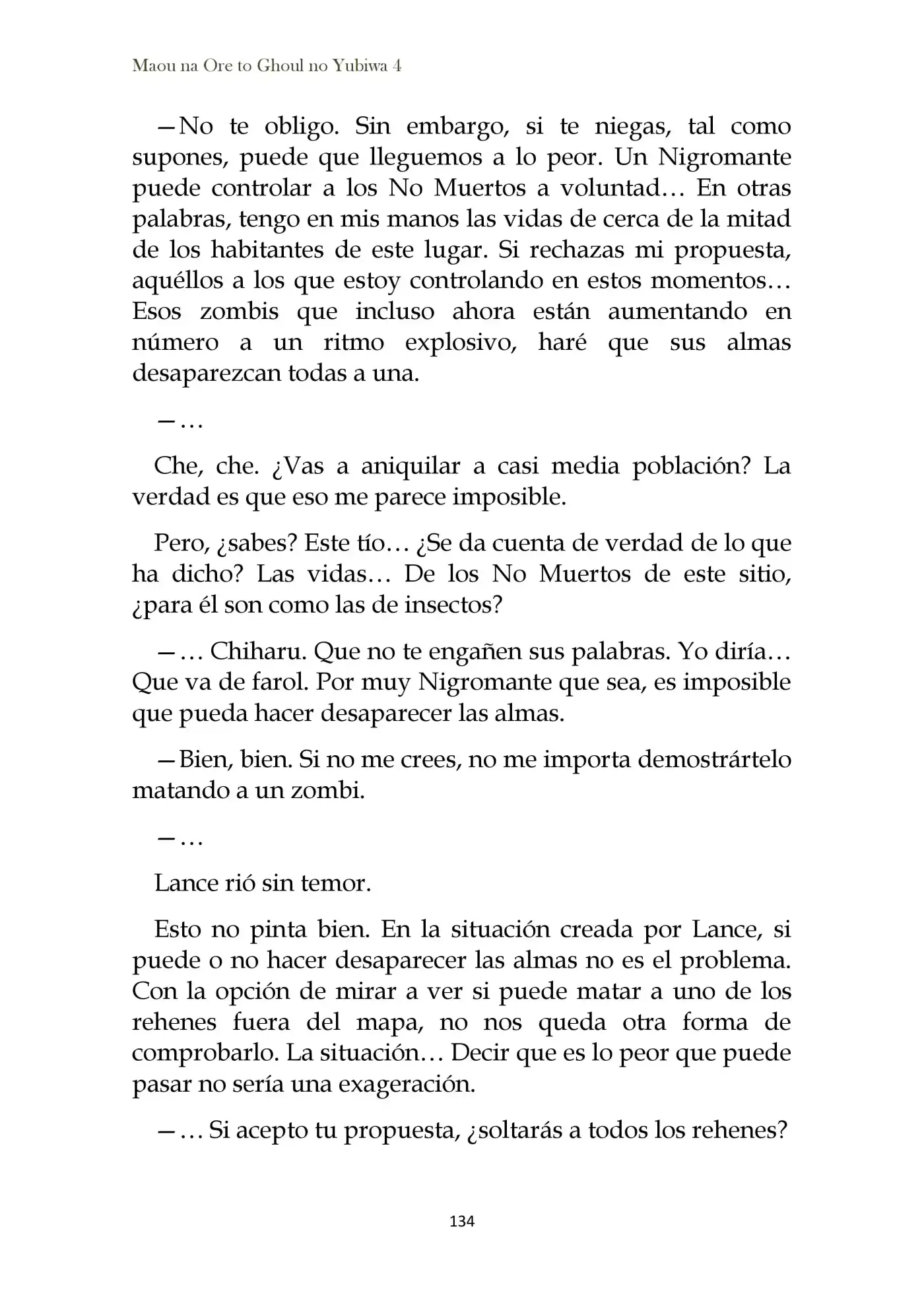 Maou Na Ore To Fushihime No Yubiwa (novela) - Capítulo 24 - Página 11 - LectorTMOo