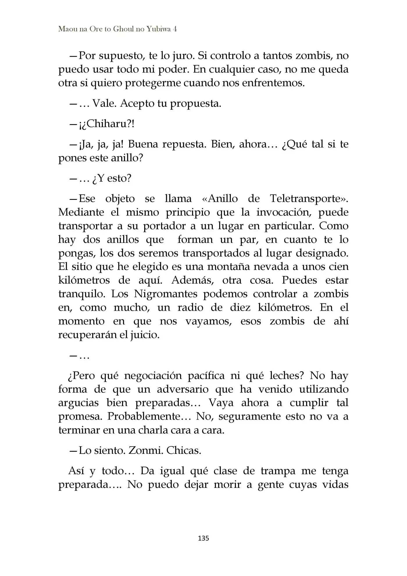 Maou Na Ore To Fushihime No Yubiwa (novela) - Capítulo 24 - Página 12 - LectorTMOo