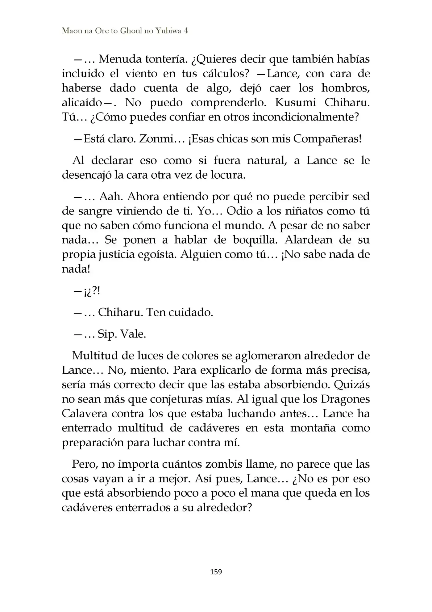 Maou Na Ore To Fushihime No Yubiwa (novela) - Capítulo 24 - Página 36 - LectorTMOo