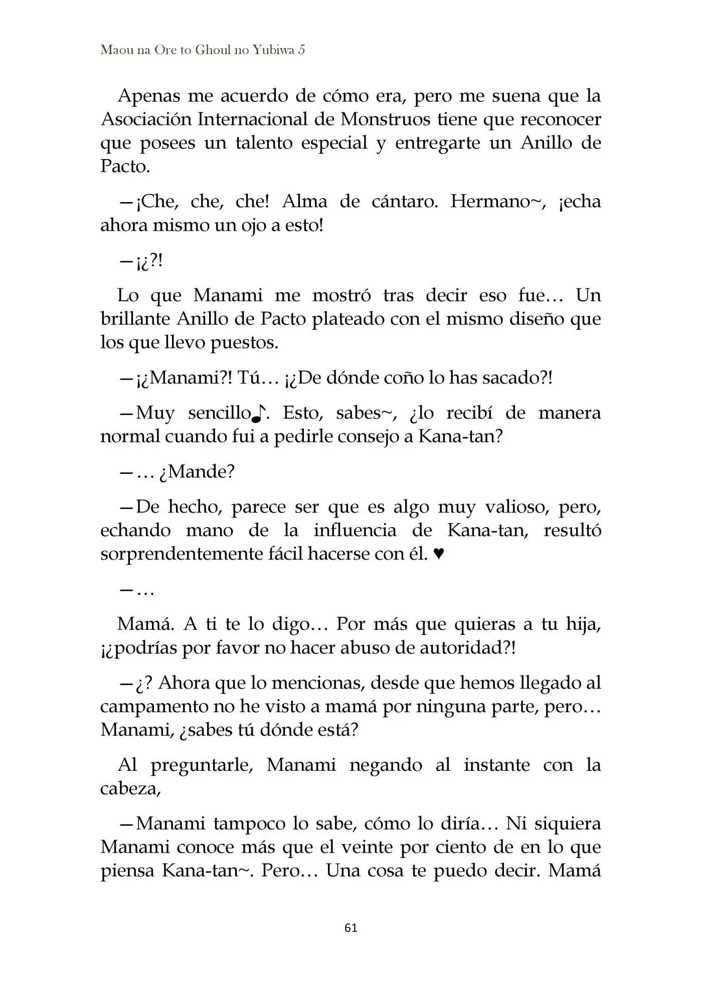 Maou Na Ore To Fushihime No Yubiwa (novela) - Capítulo 26 - Página 36 - LectorTMOo