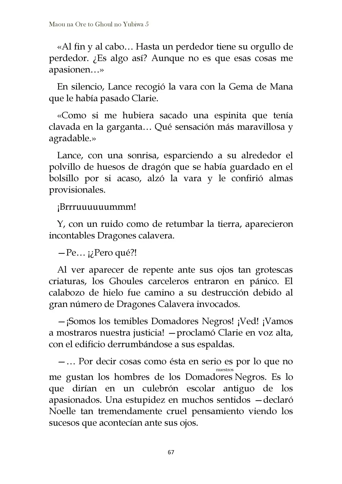 Maou Na Ore To Fushihime No Yubiwa (novela) - Capítulo 26 - Página 42 - LectorTMOo