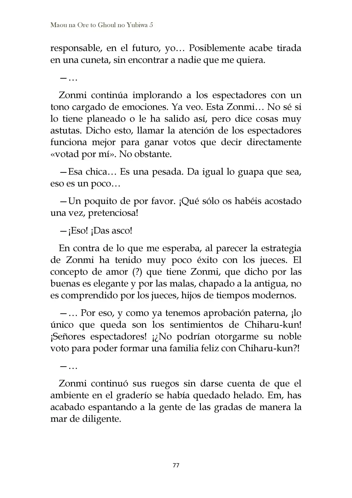 Maou Na Ore To Fushihime No Yubiwa (novela) - Capítulo 27 - Página 9 - LectorTMOo