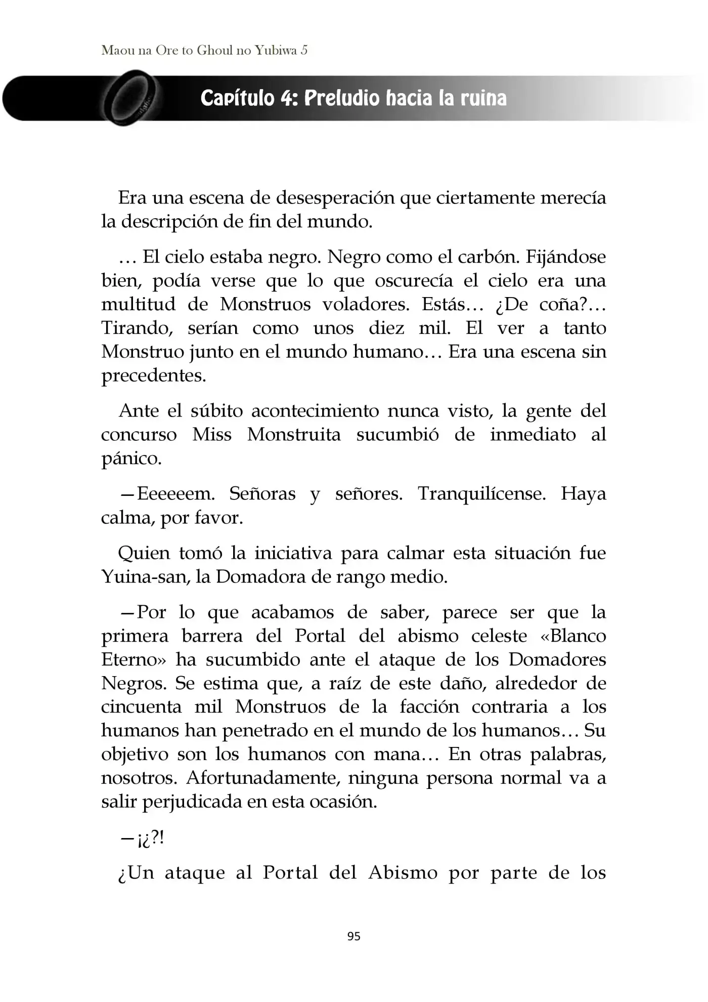 Maou Na Ore To Fushihime No Yubiwa (novela) - Capítulo 28 - Página 1 - LectorTMOo