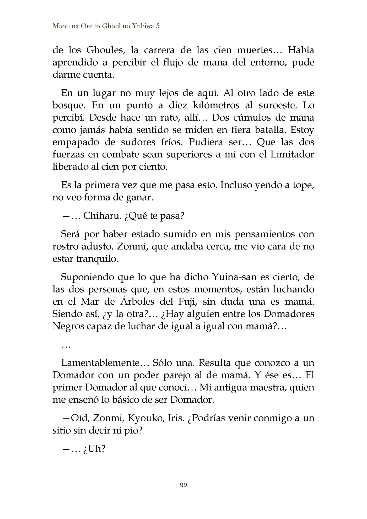 Maou Na Ore To Fushihime No Yubiwa (novela) - Capítulo 28 - Página 5 - LectorTMOo