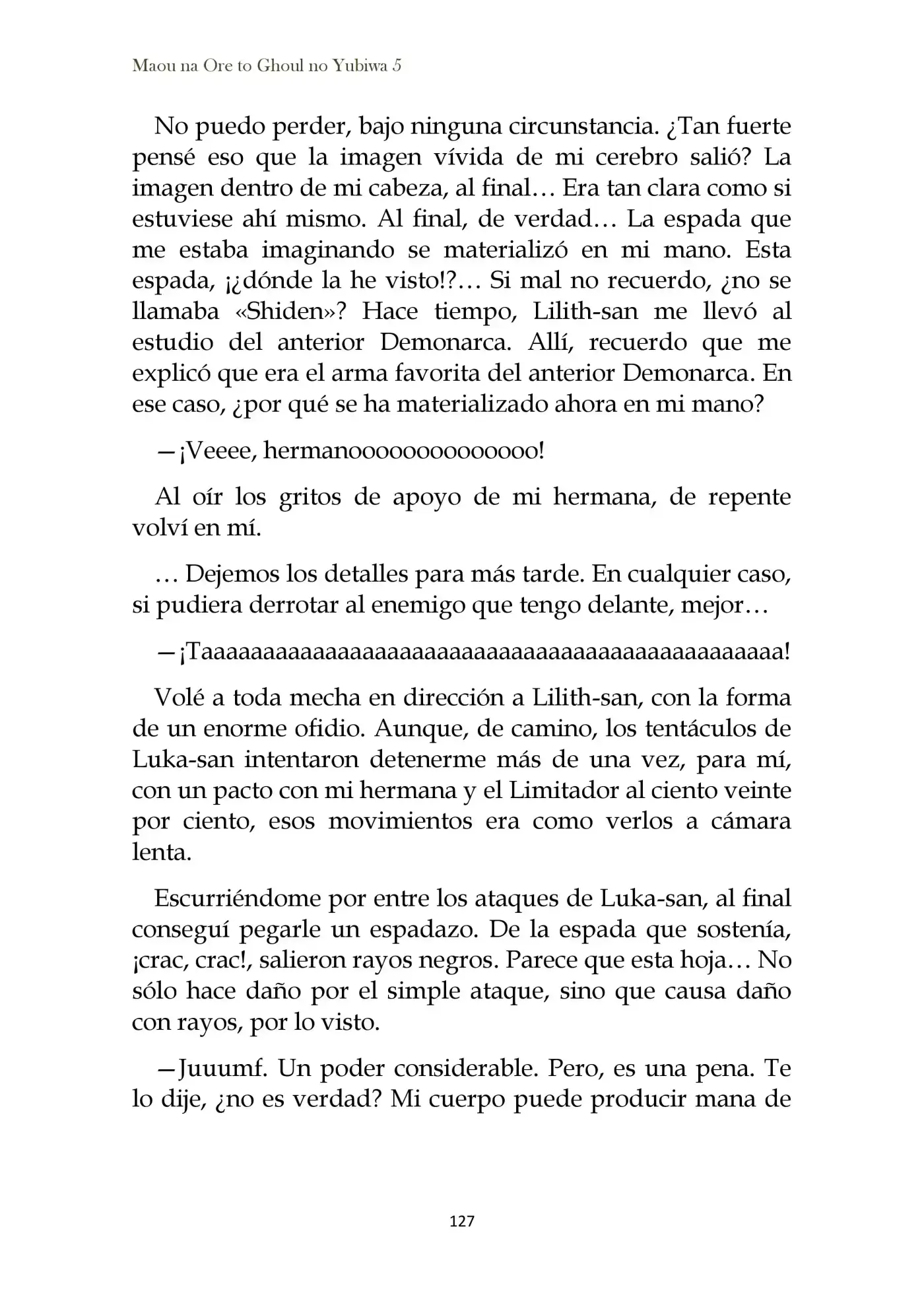 Maou Na Ore To Fushihime No Yubiwa (novela) - Capítulo 28 - Página 33 - LectorTMOo
