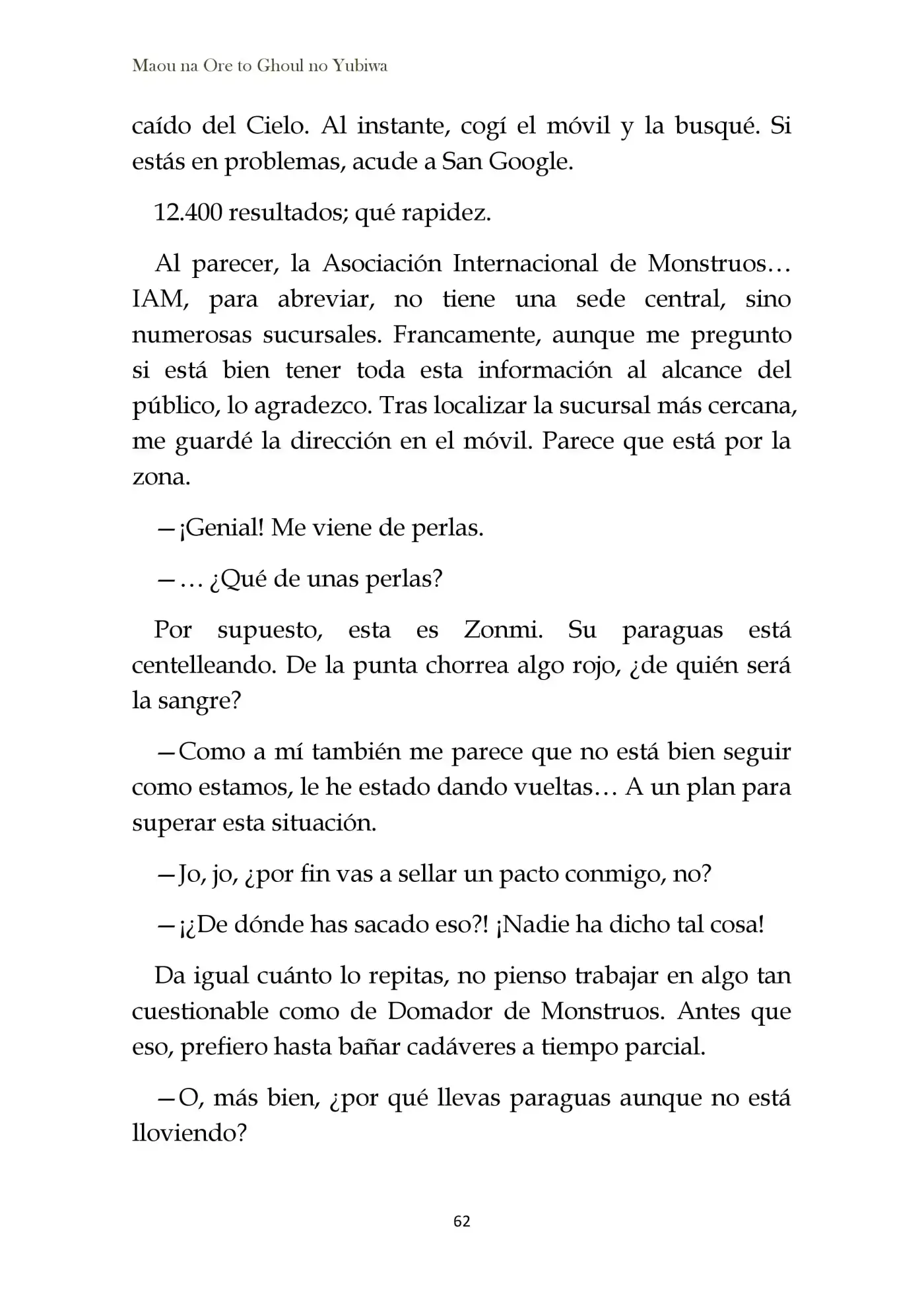 Maou Na Ore To Fushihime No Yubiwa (novela) - Capítulo 3 - Página 2 - LectorTMOo