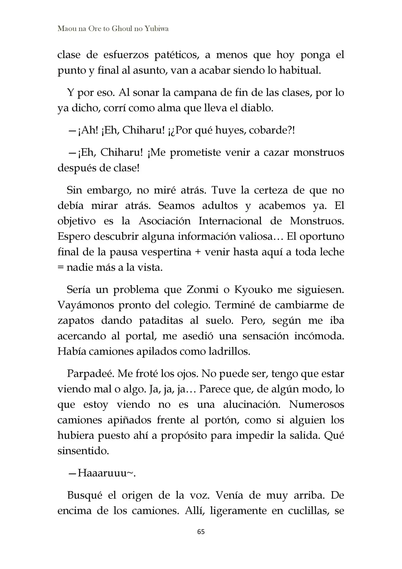 Maou Na Ore To Fushihime No Yubiwa (novela) - Capítulo 3 - Página 5 - LectorTMOo