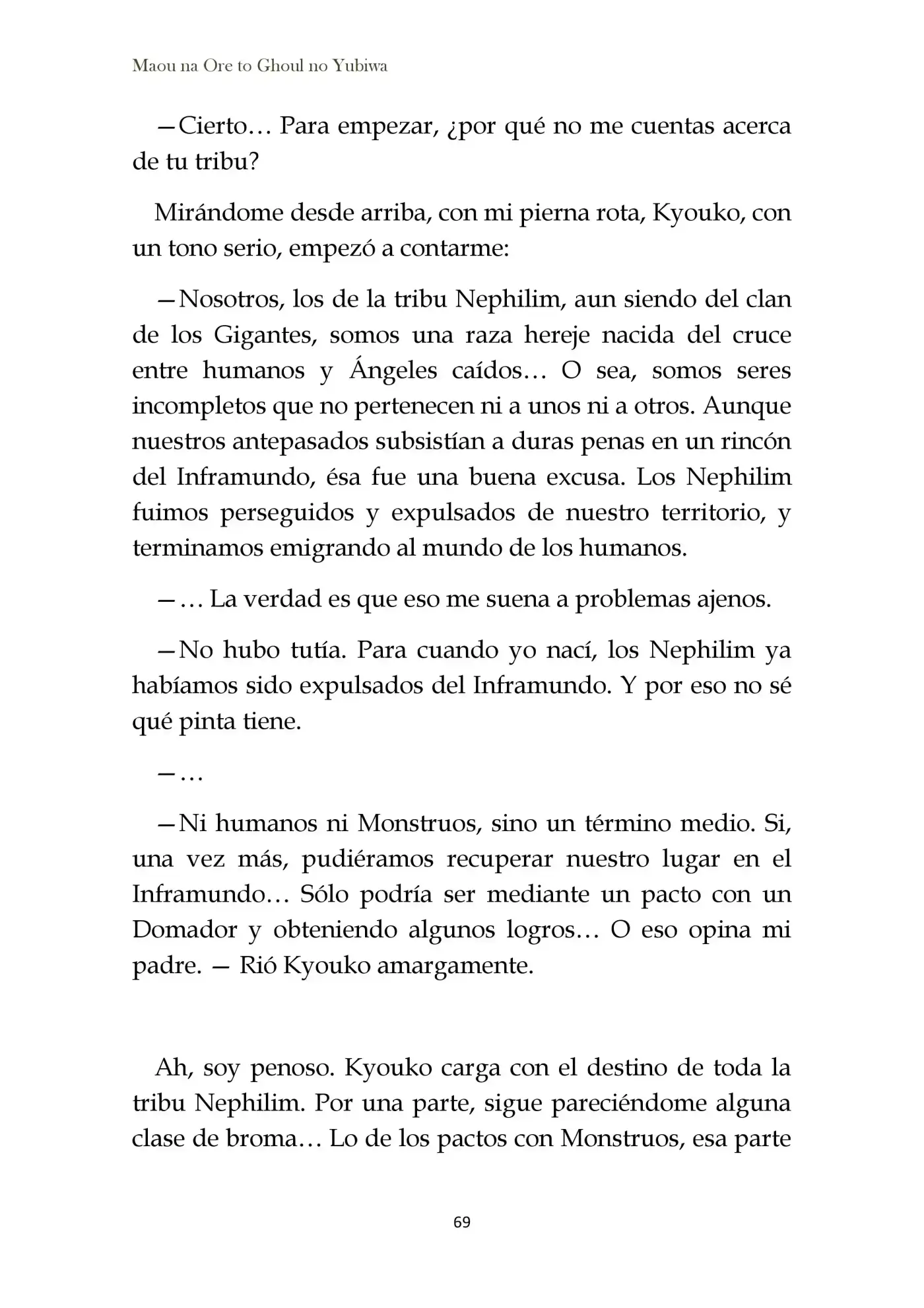 Maou Na Ore To Fushihime No Yubiwa (novela) - Capítulo 3 - Página 9 - LectorTMOo